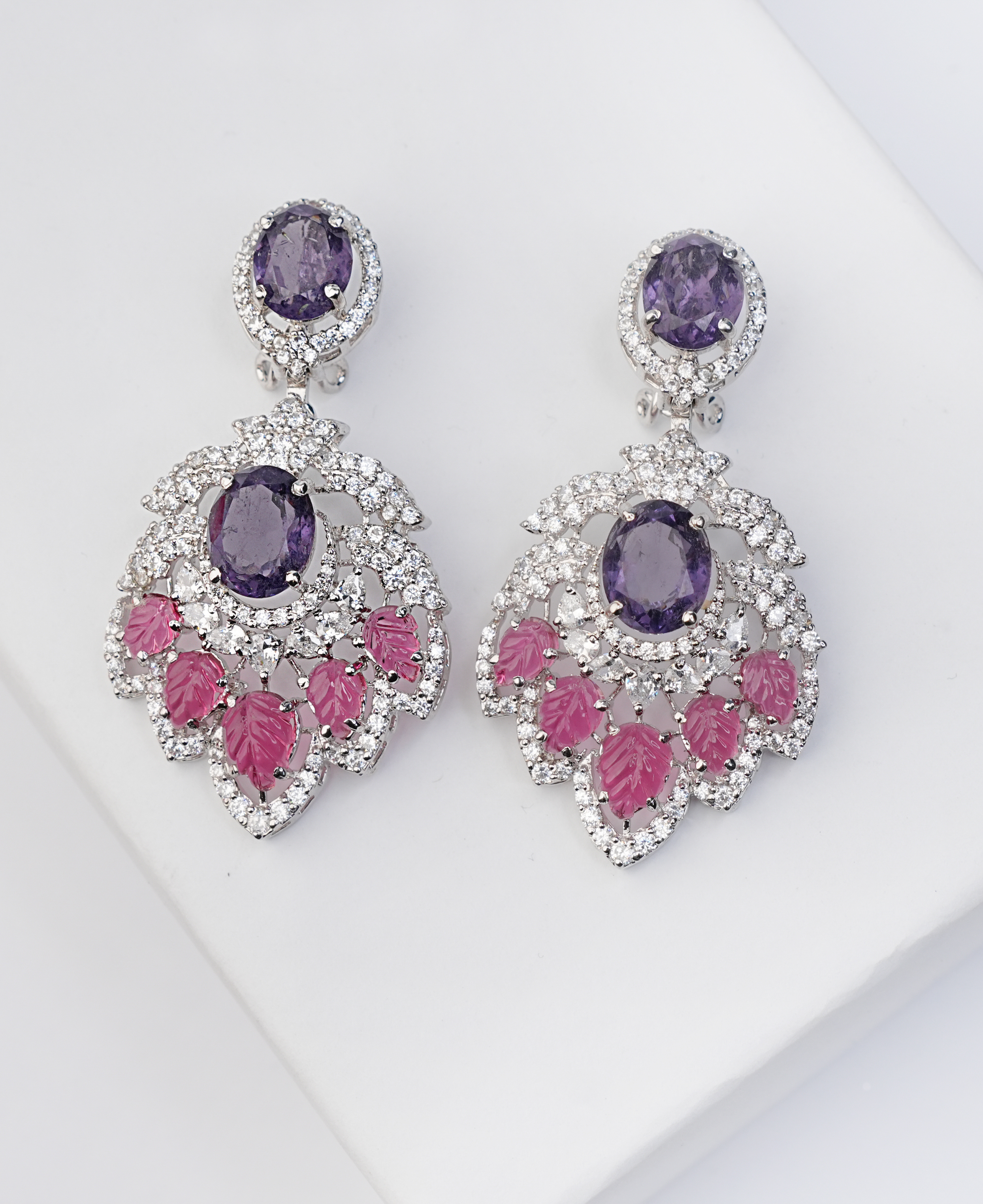 Lavender Bloom Earrings
