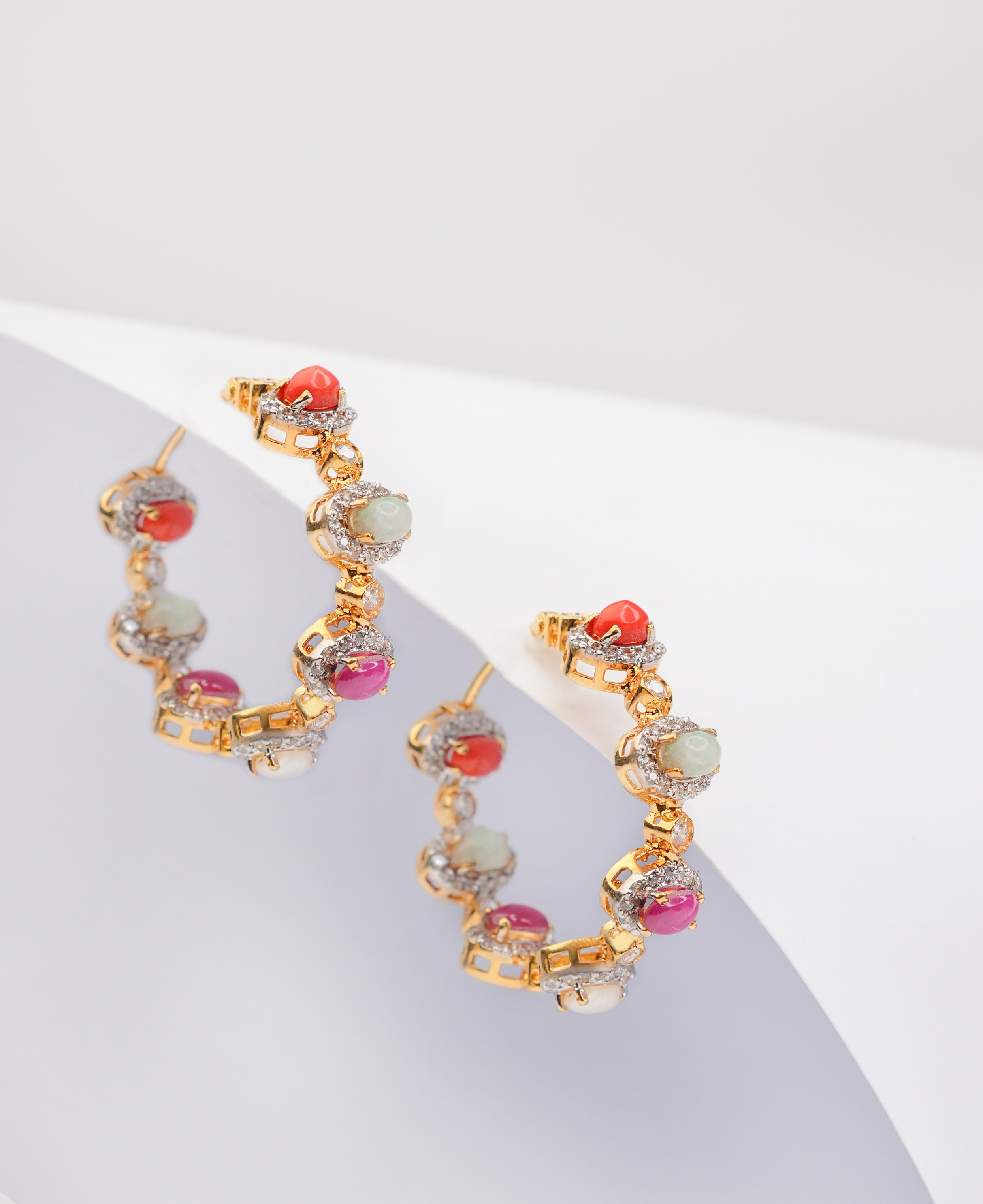 Candy Gem Hoops