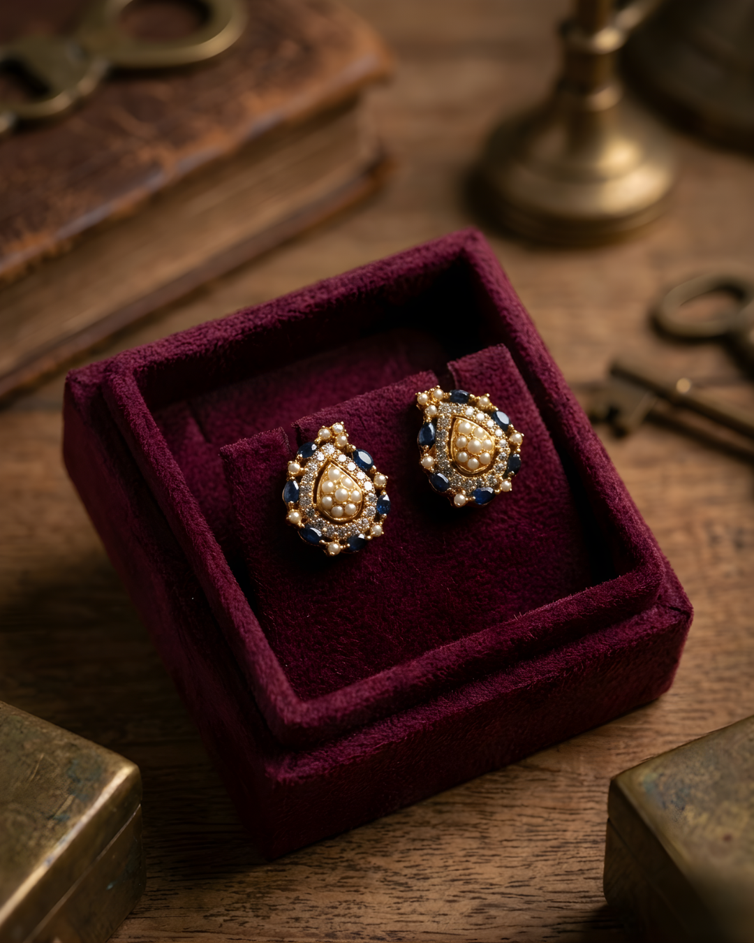 Sapphire and Pearl Tops