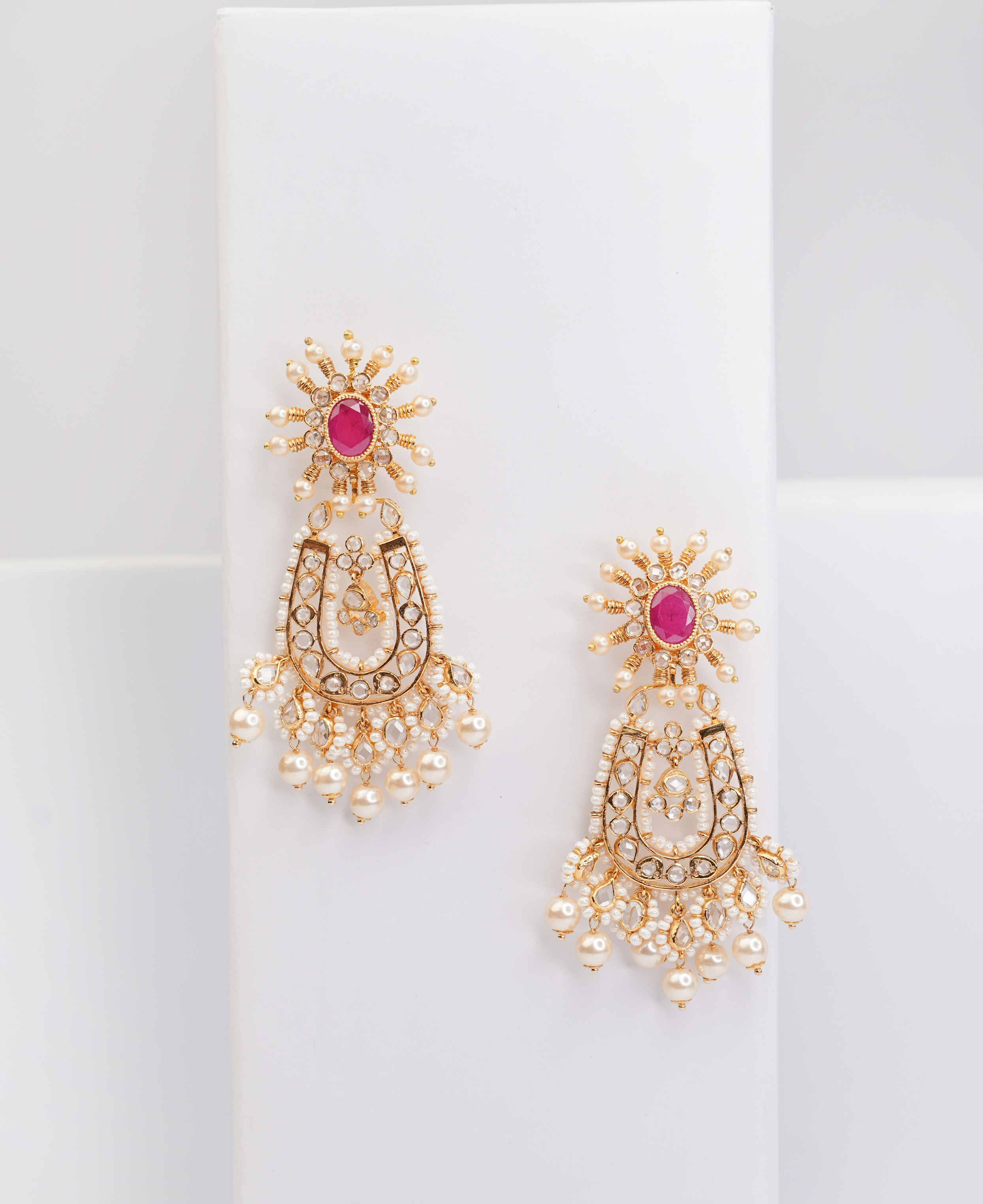 Surajmukh Ruby Earrings
