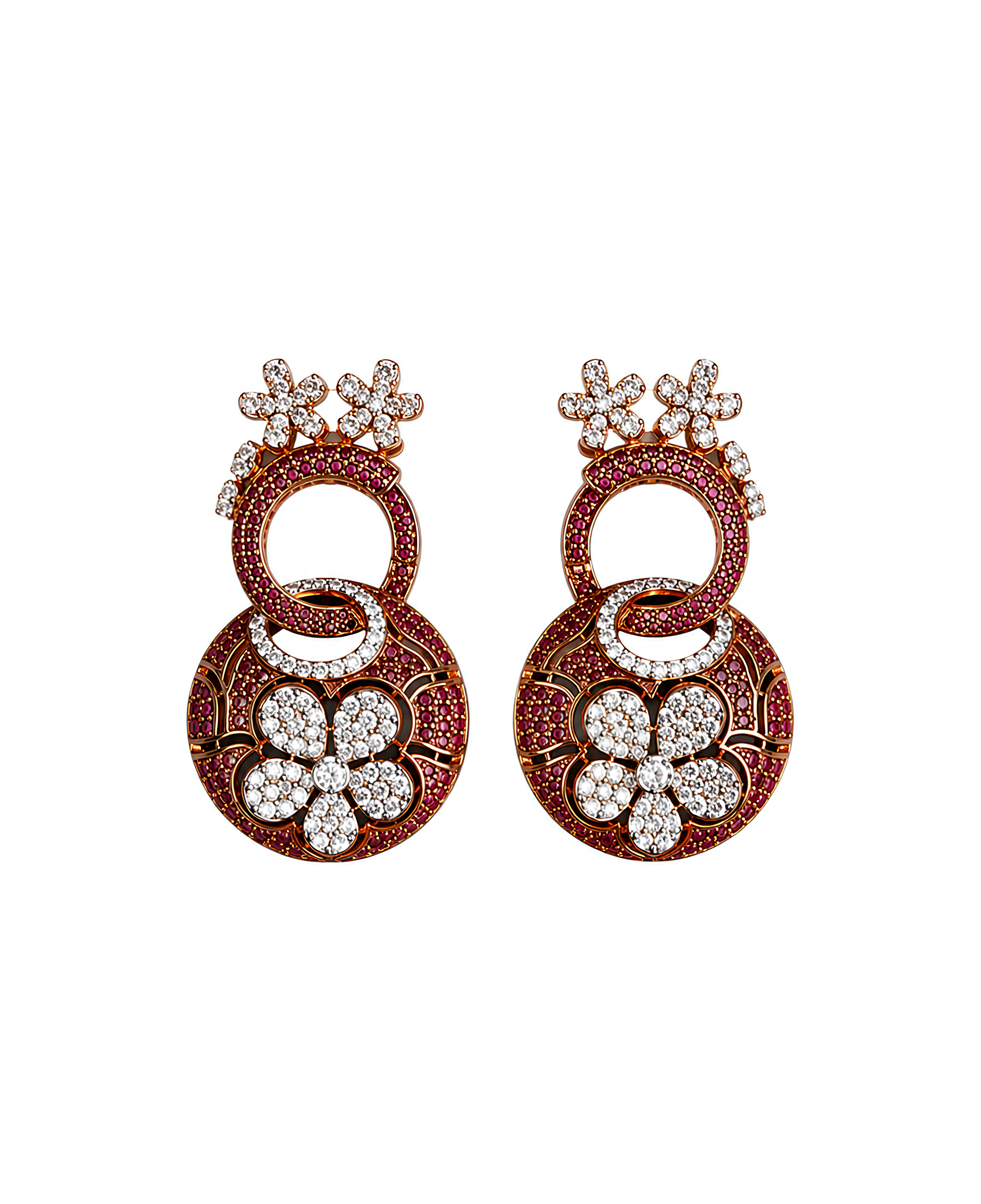 Ruby Bali Earrings 2