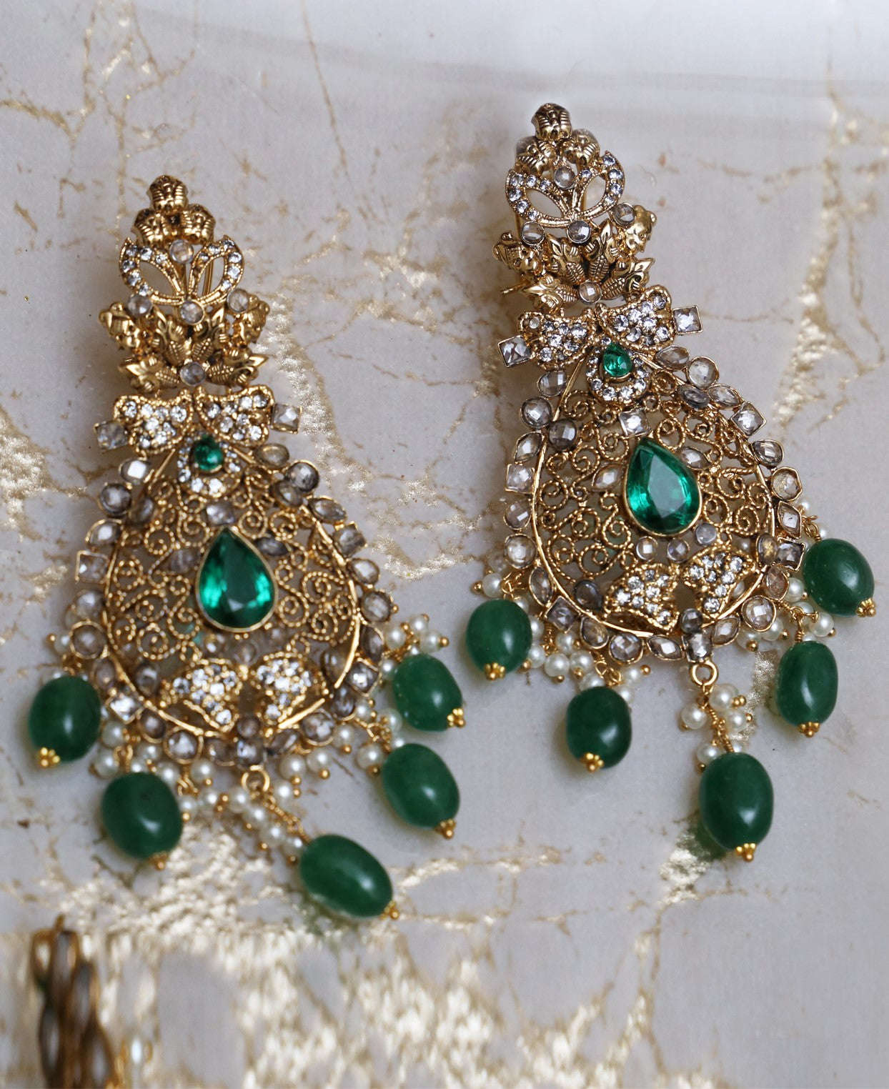 Green Maharani Choker Necklace