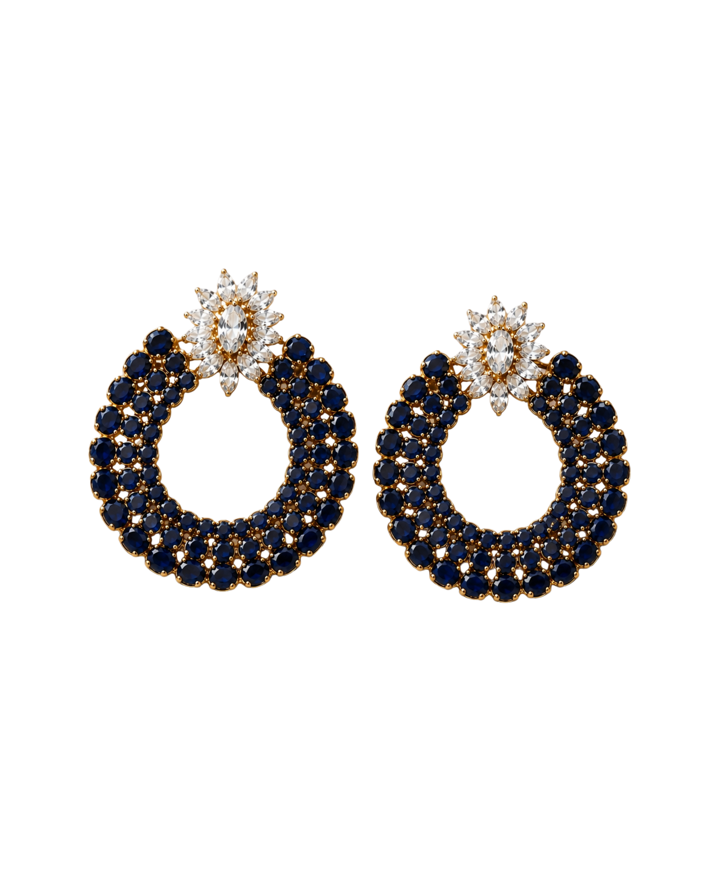 Sapphire Bali Earrings