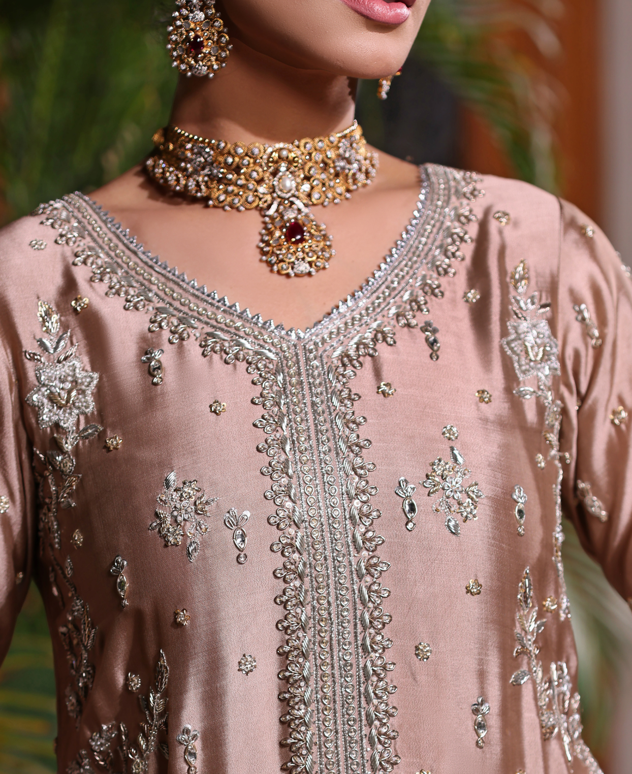 Gulraiz Polki Ruby Set