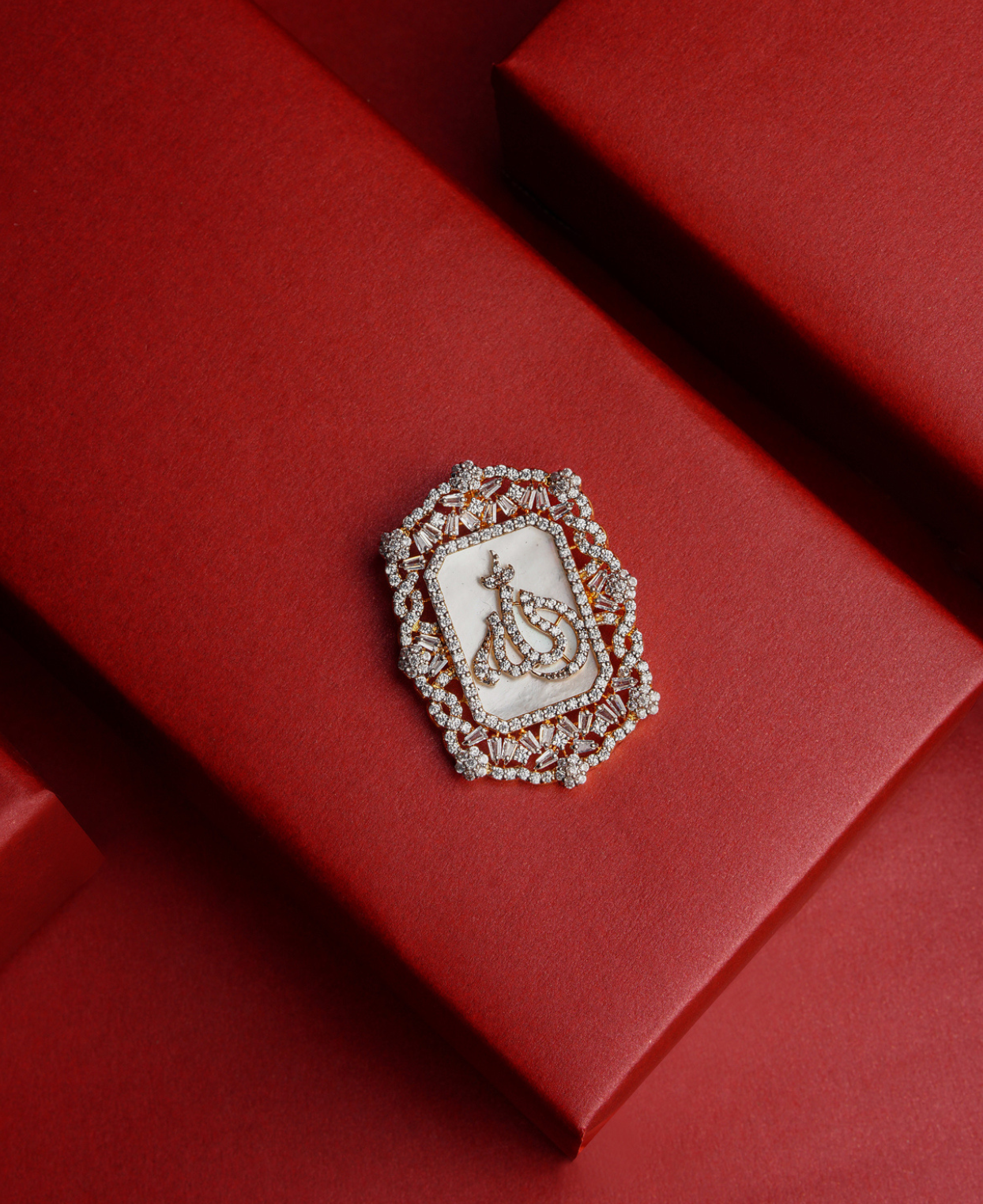 Golden 'A' MOP Pendant