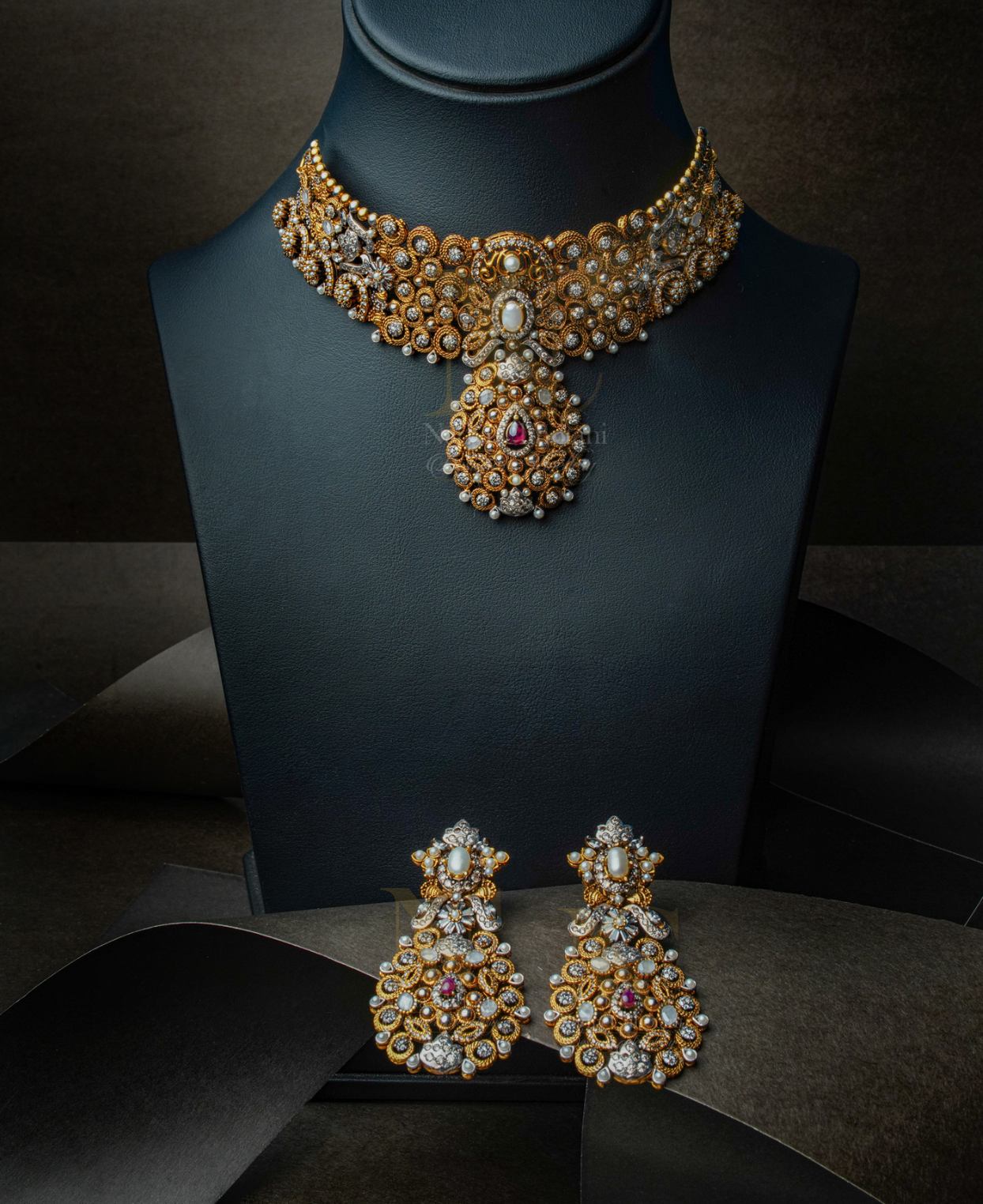 Gulraiz Polki Ruby Set