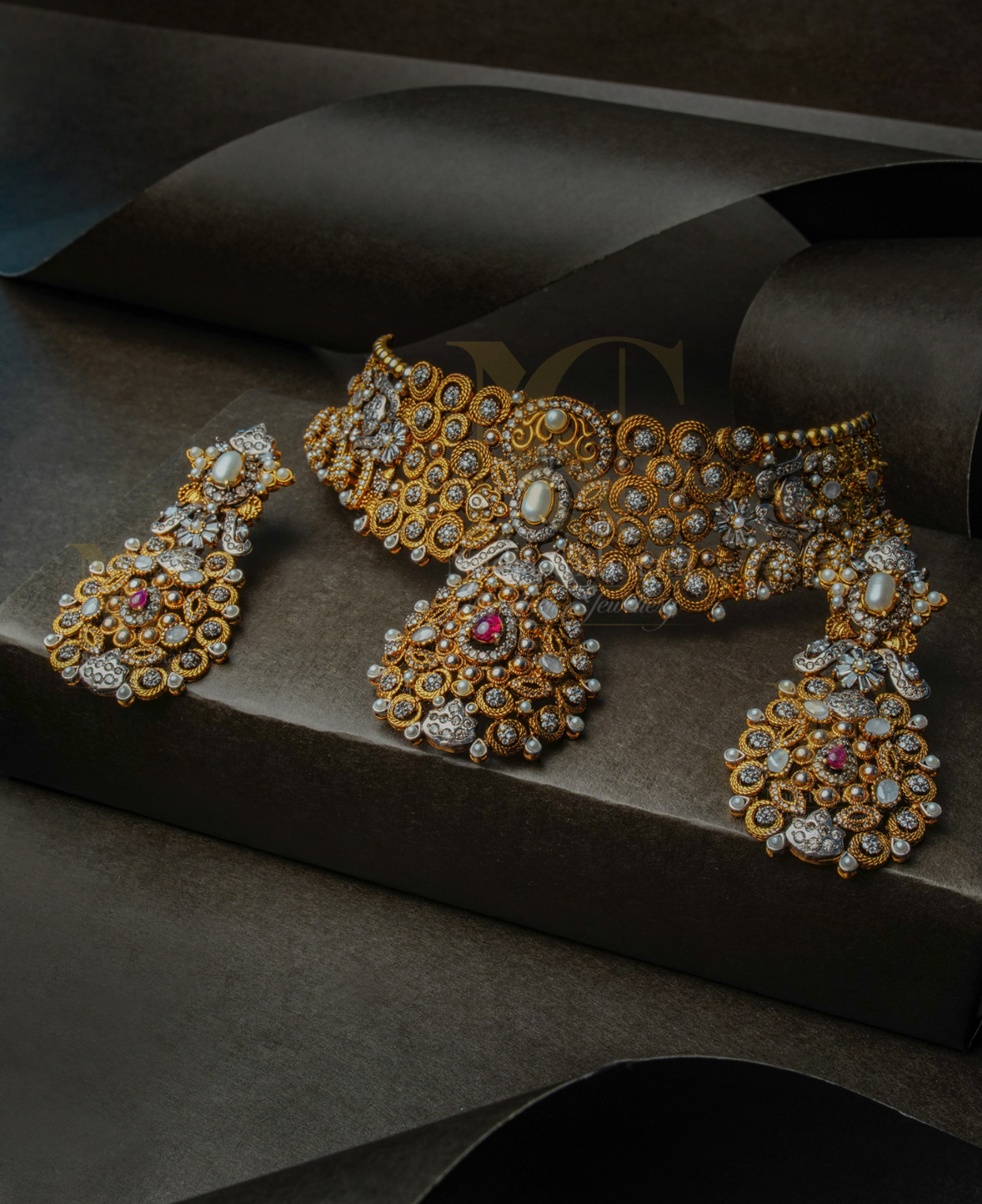 Gulraiz Polki Ruby Set