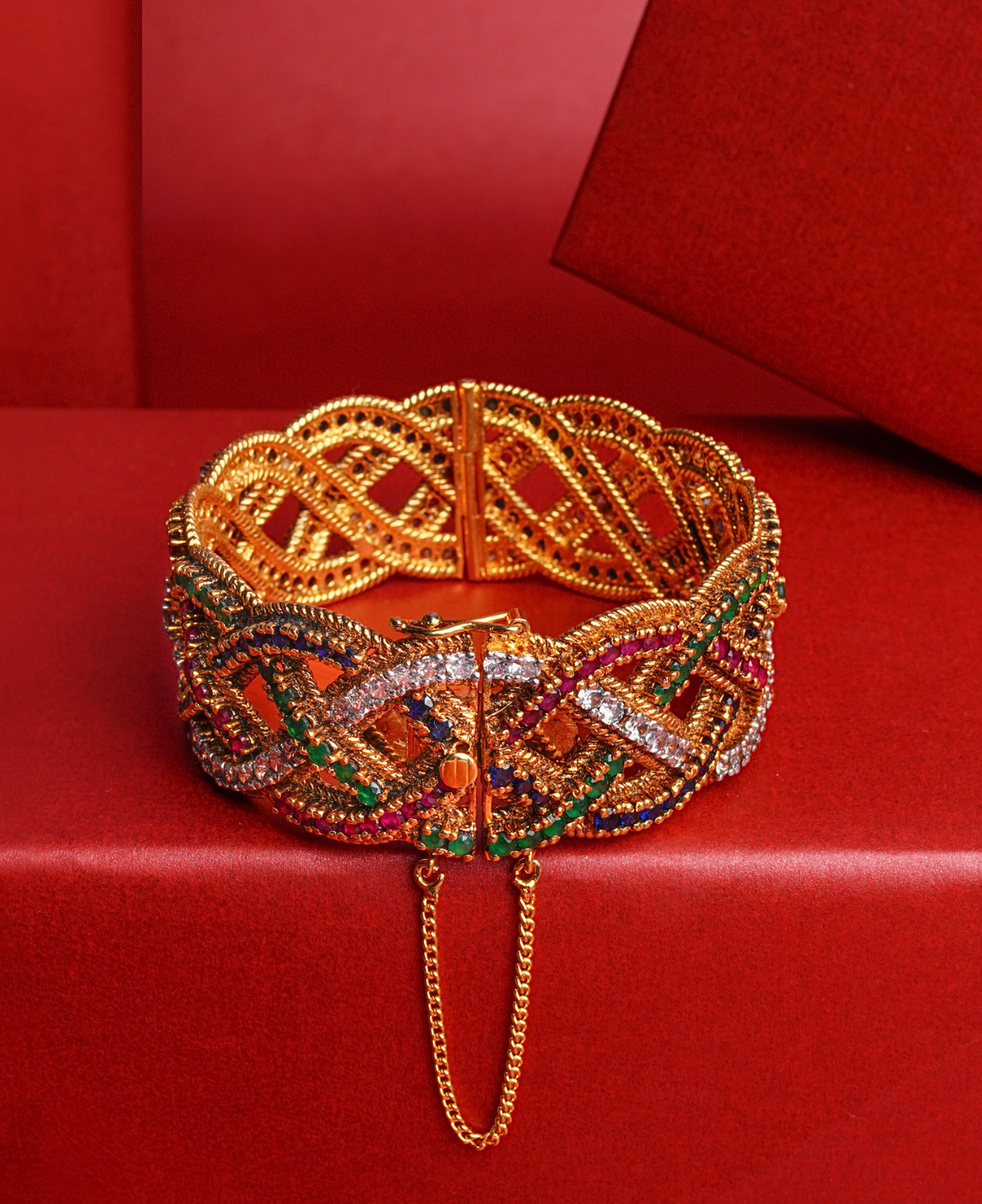 Tri Colored Braided Kara