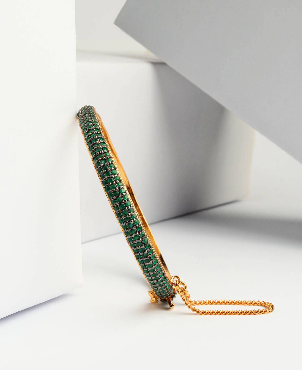 Emerald Pave Bangle