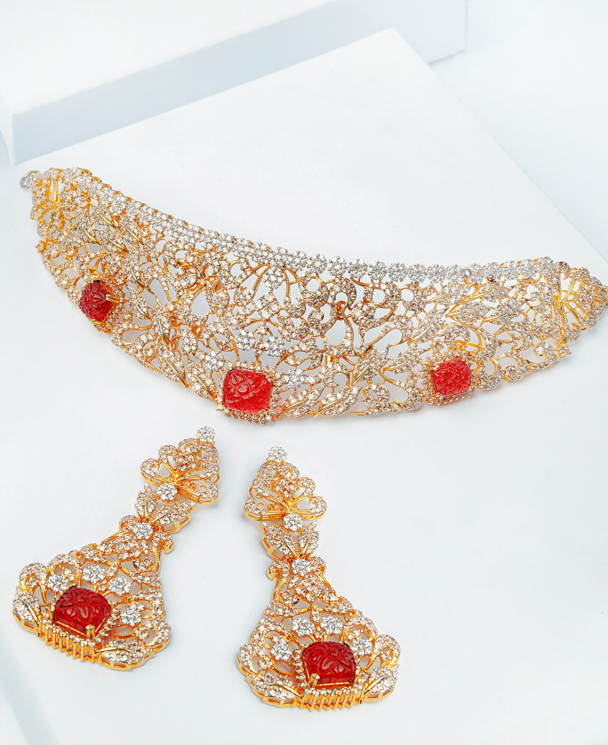 Carved Rubies Patti NS