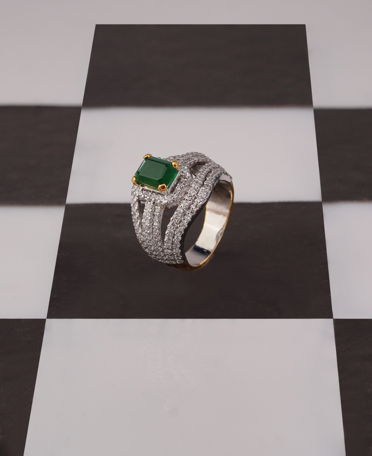 Green Zrc GJ Ring 4