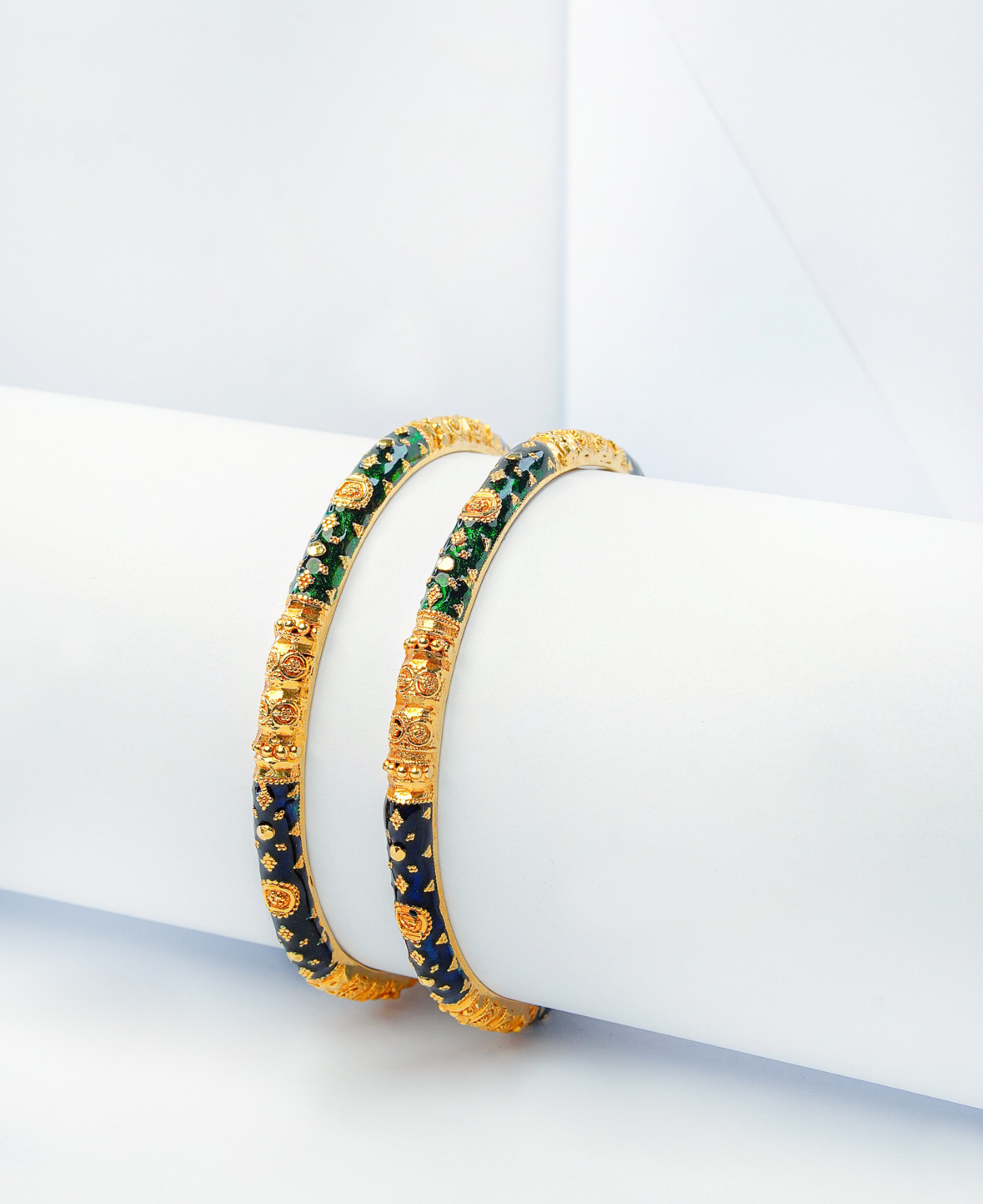 Blue Green Enamel Karai