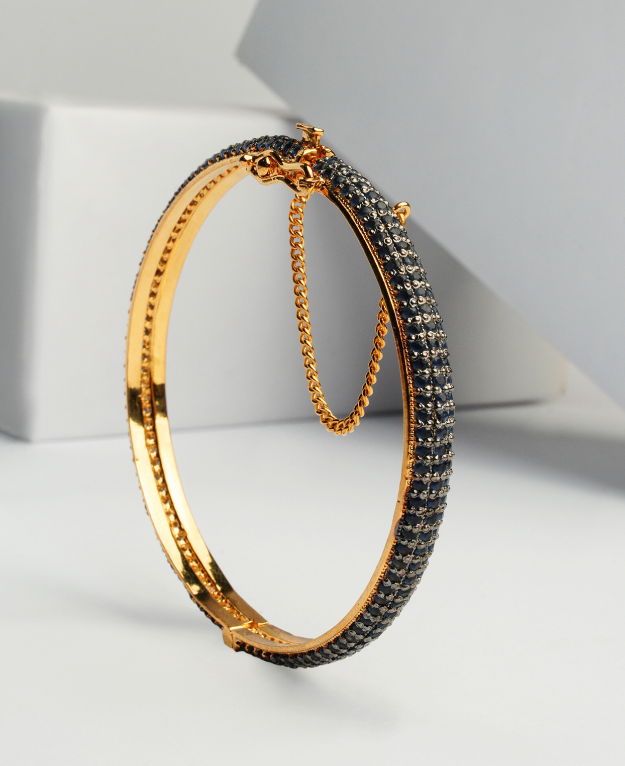 Sapphire Pave Bangle
