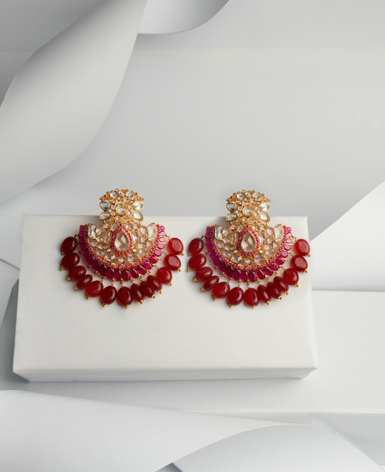 Polki Ruby Perchant Tops