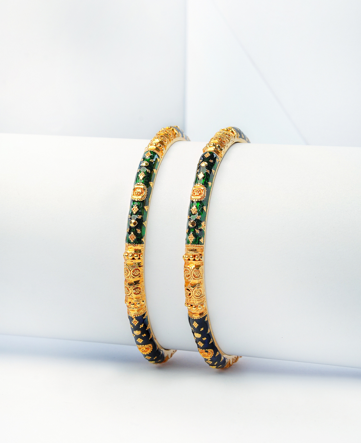 Blue Green Enamel Karai