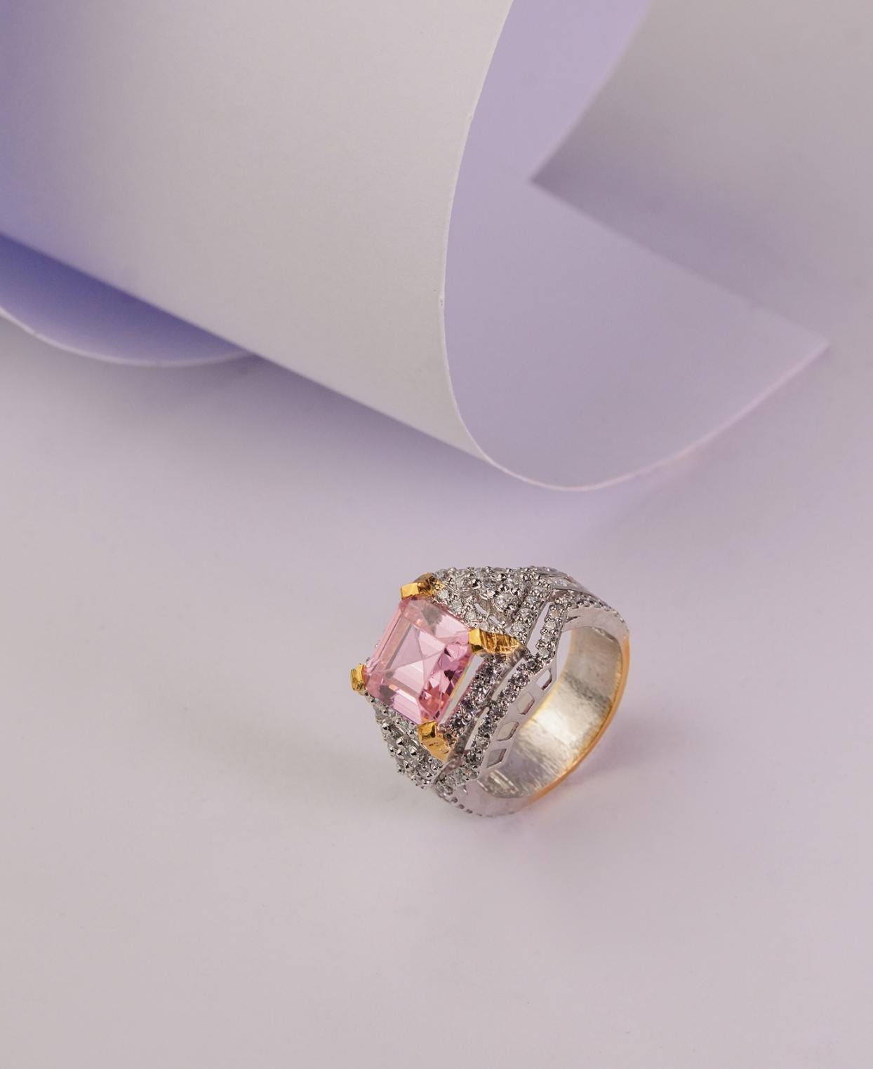 Pink Mink in the Ice Ring