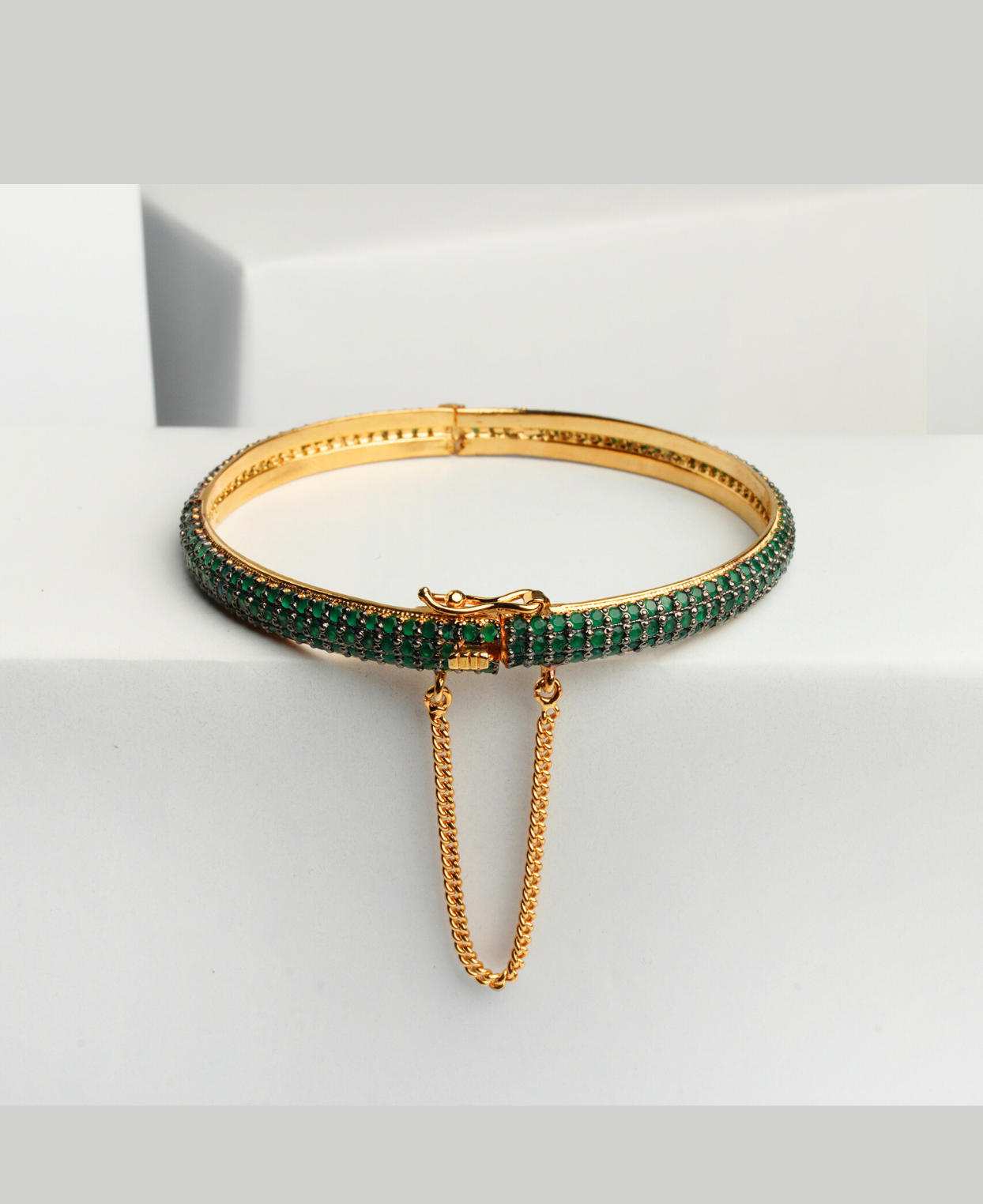 Emerald Pave Bangle