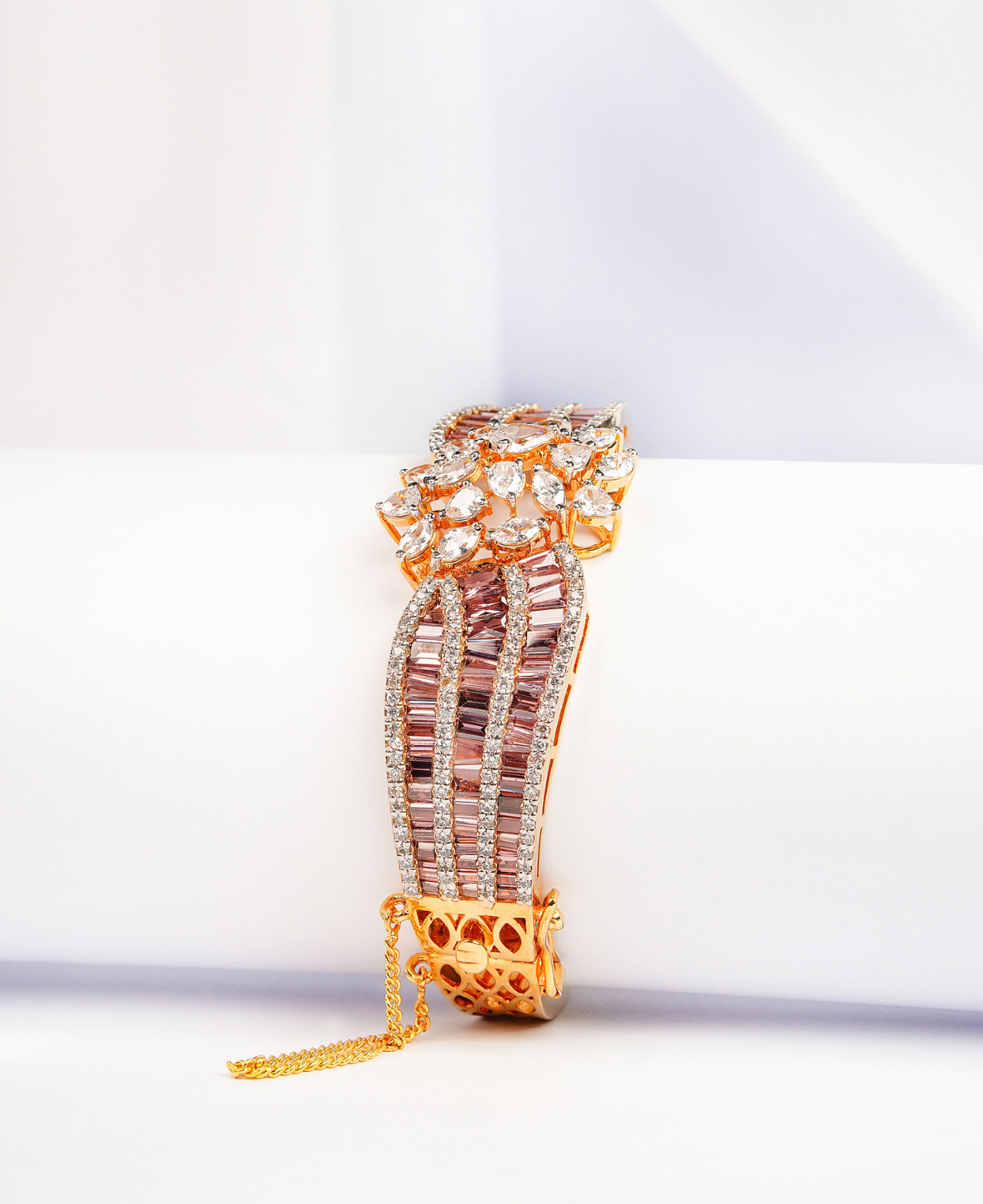 Amethyst Baguette Cuff Kara