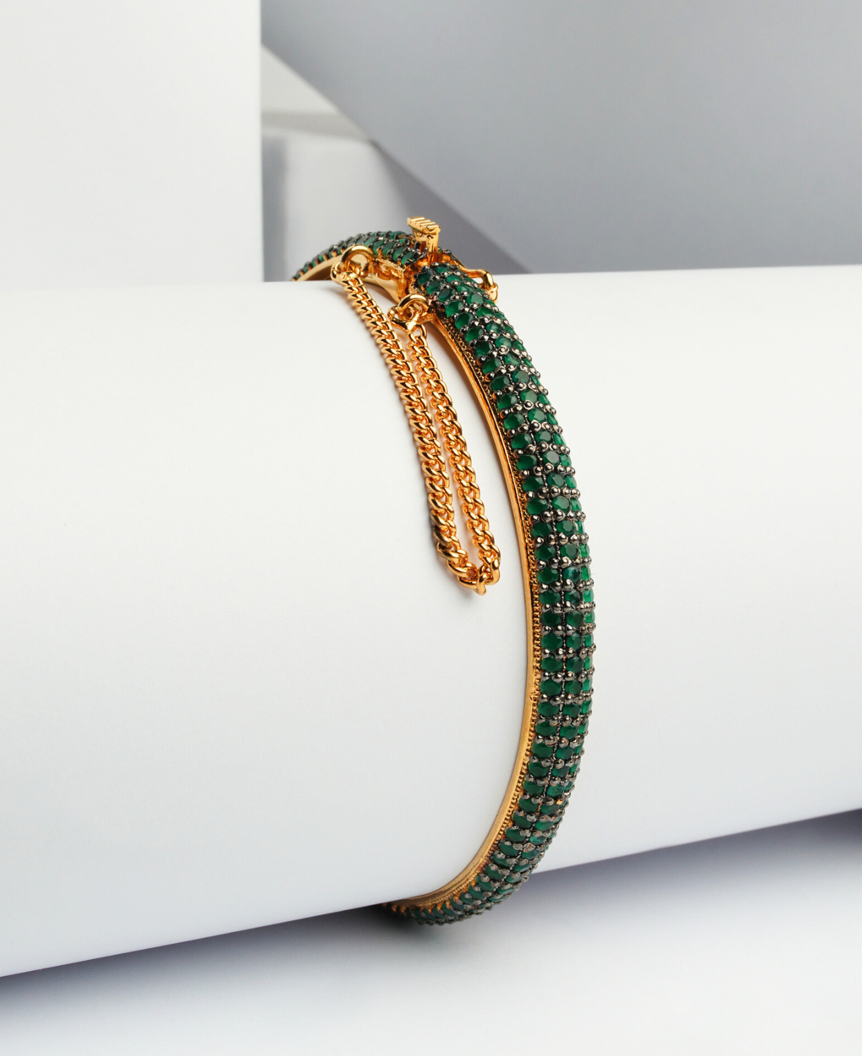 Emerald Pave Bangle