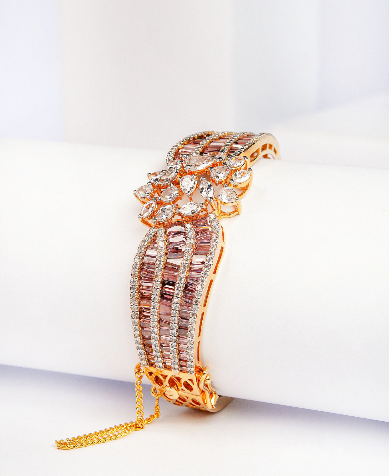 Amethyst Baguette Cuff Kara