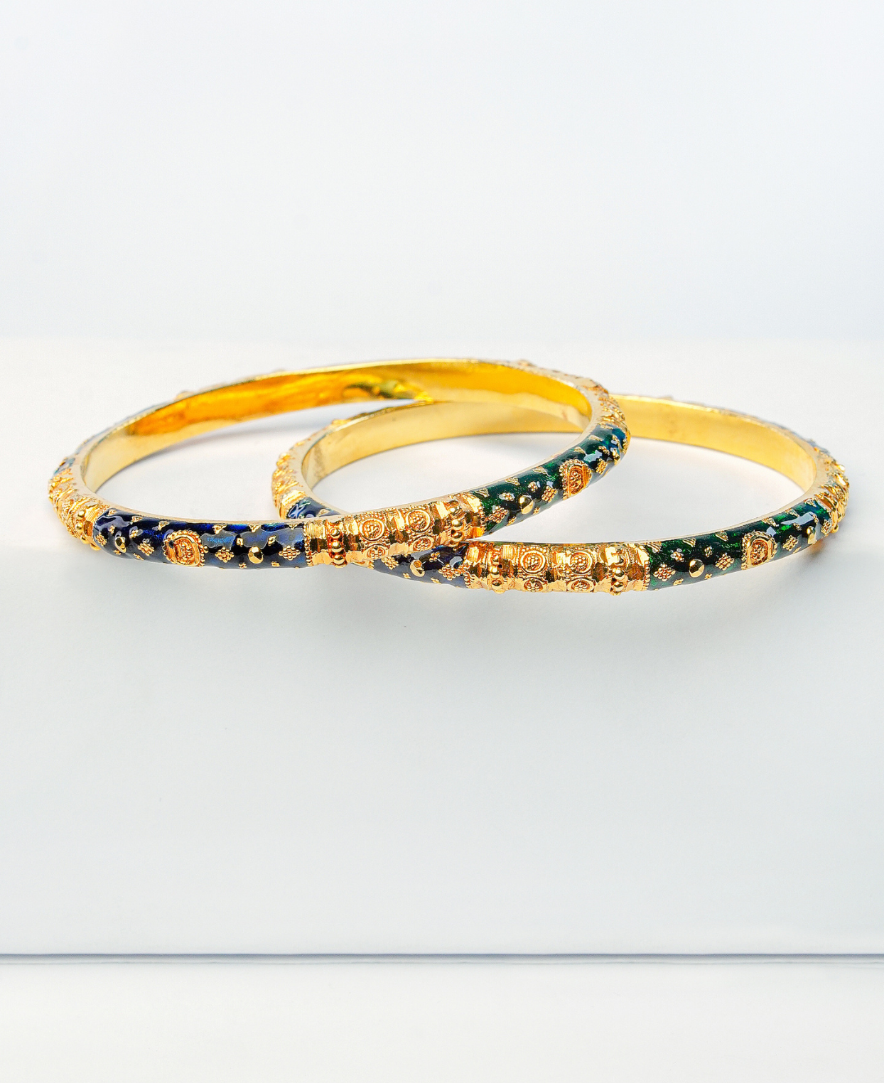 Blue Green Enamel Karai