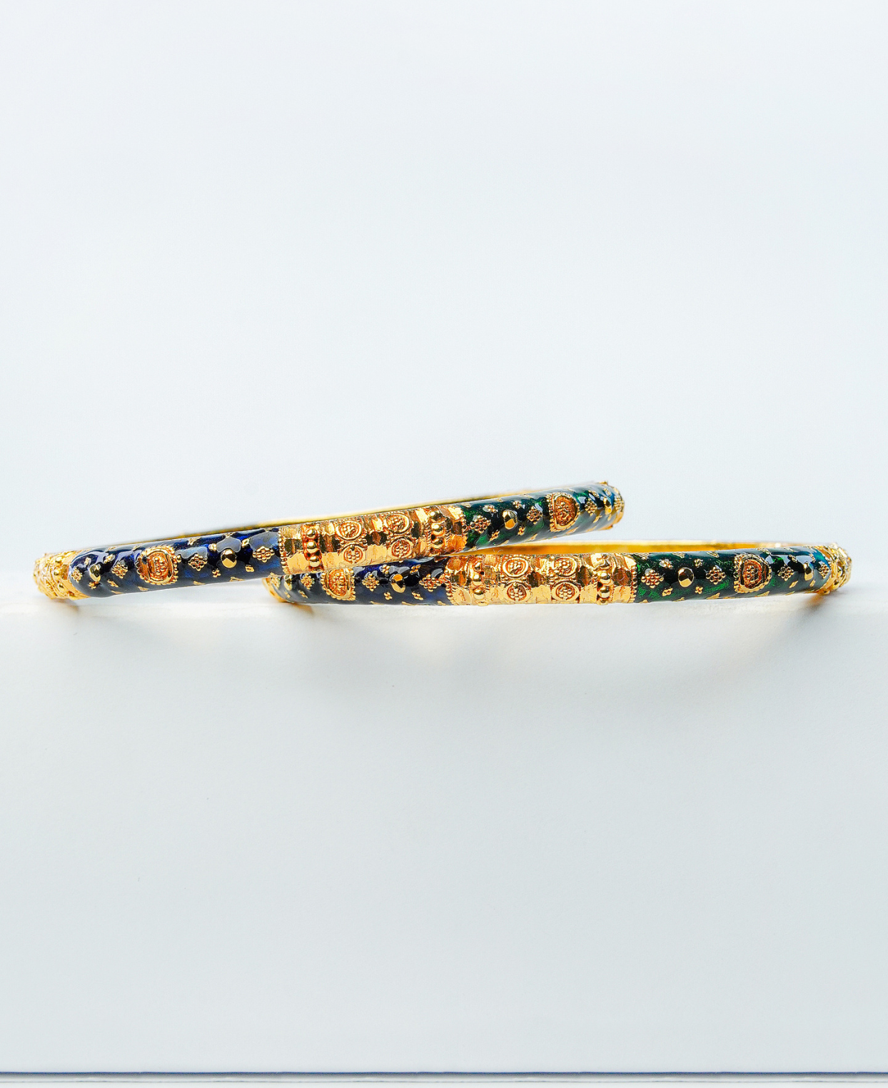 Blue Green Enamel Karai