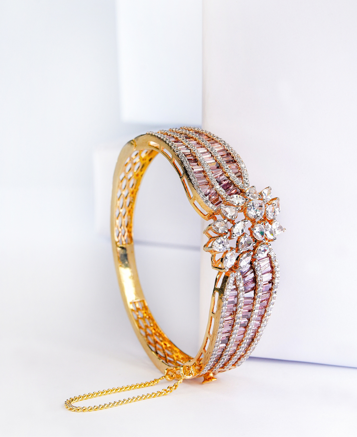 Amethyst Baguette Cuff Kara