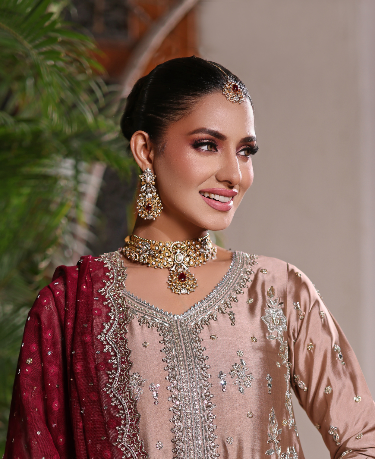 Gulraiz Polki Ruby Set