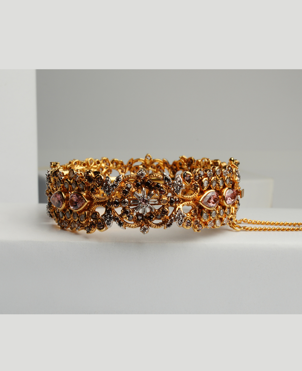 Amethyst Rani Polki Kara