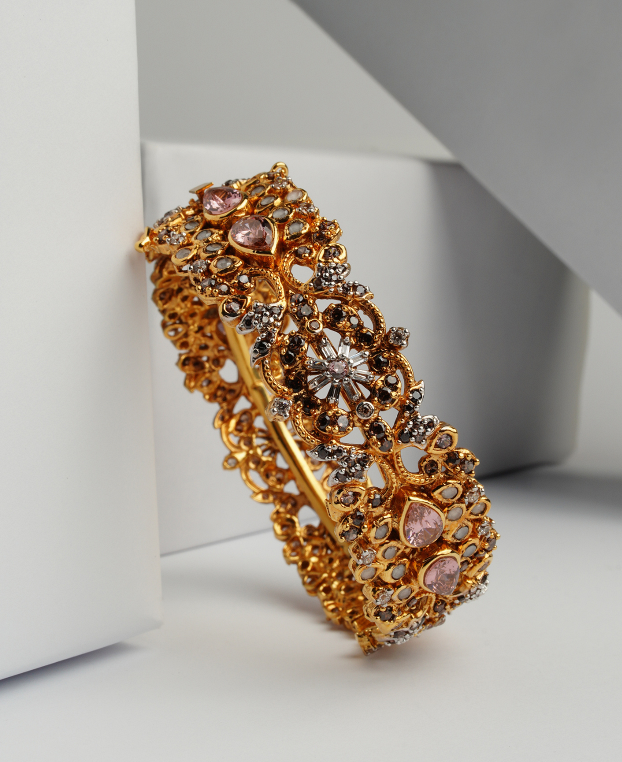 Amethyst Rani Polki Kara