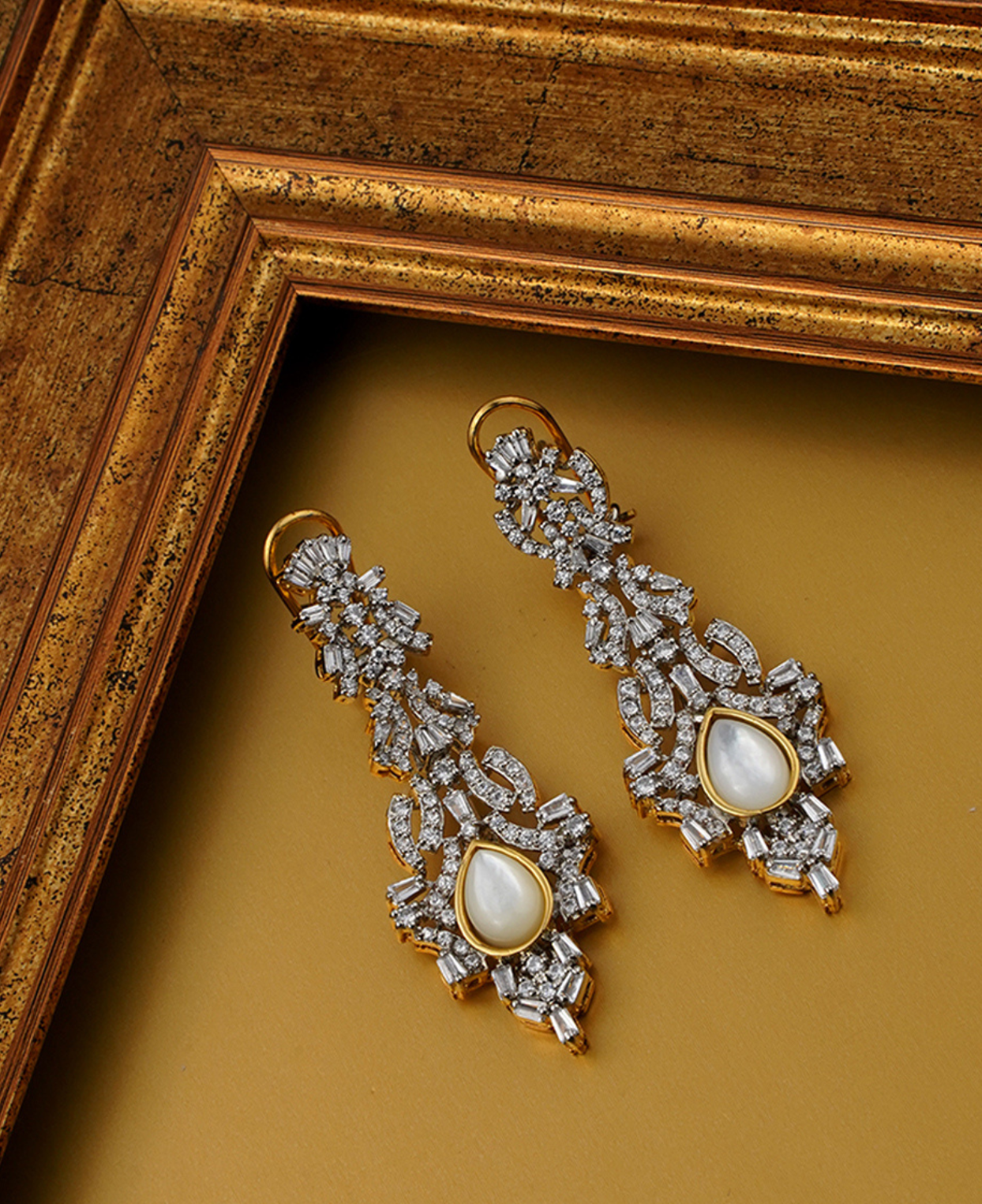 Zircon & Mop CSL Earrings