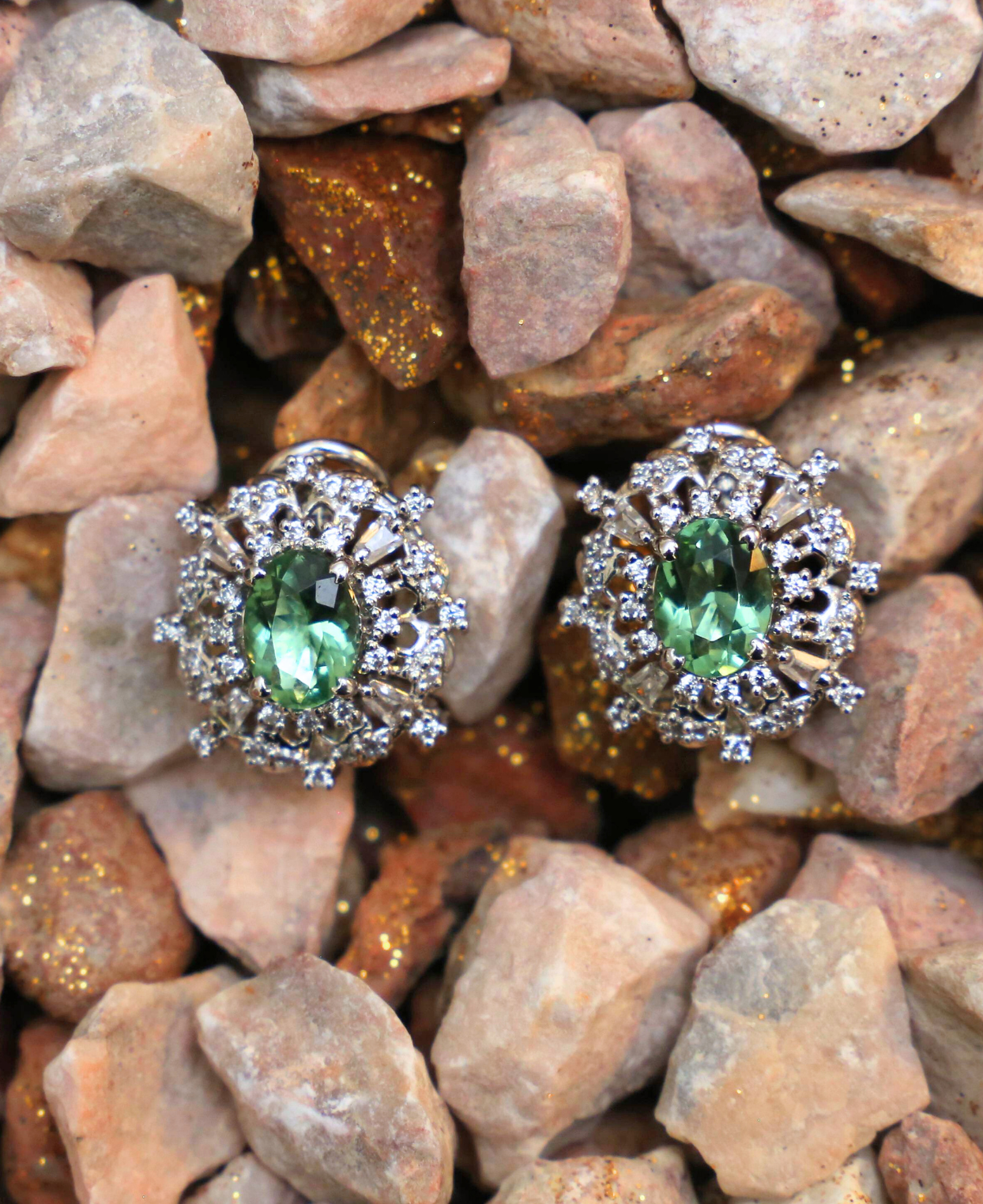 Aqua Marine Green Moon