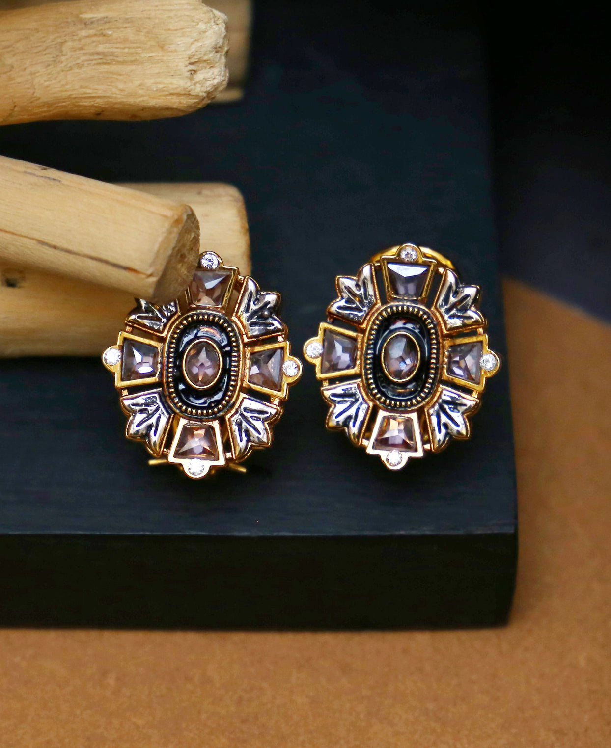 Polki & Black Meena Tops