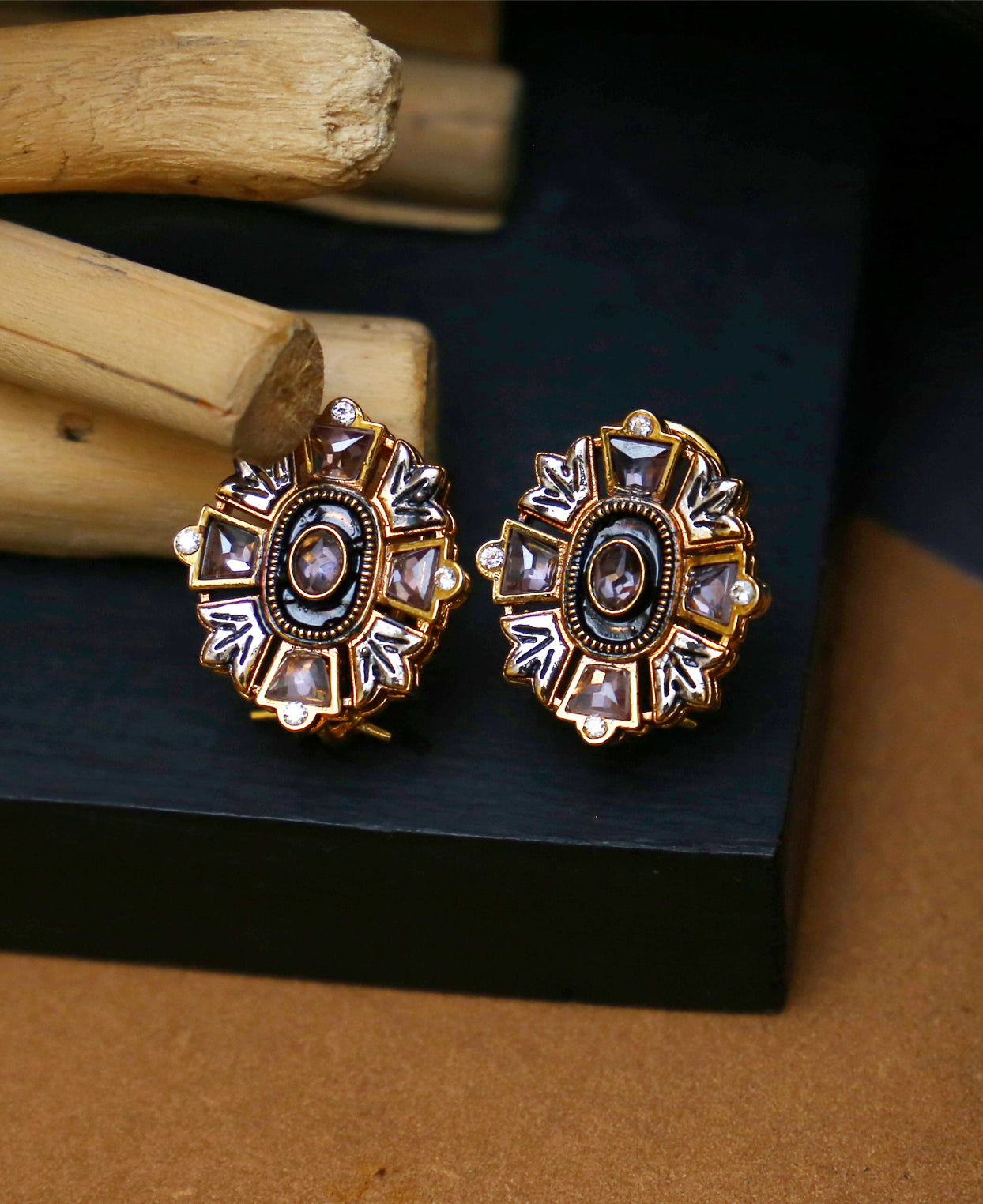 Polki & Black Meena Tops