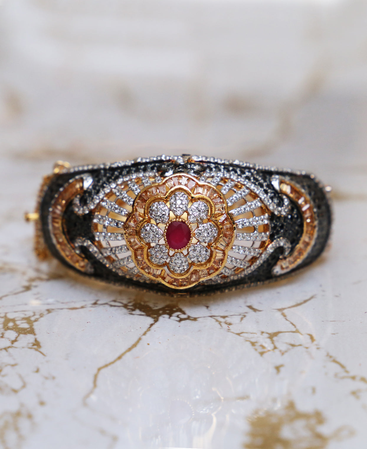 Black Zircon, Ruby & Zrc Elegance