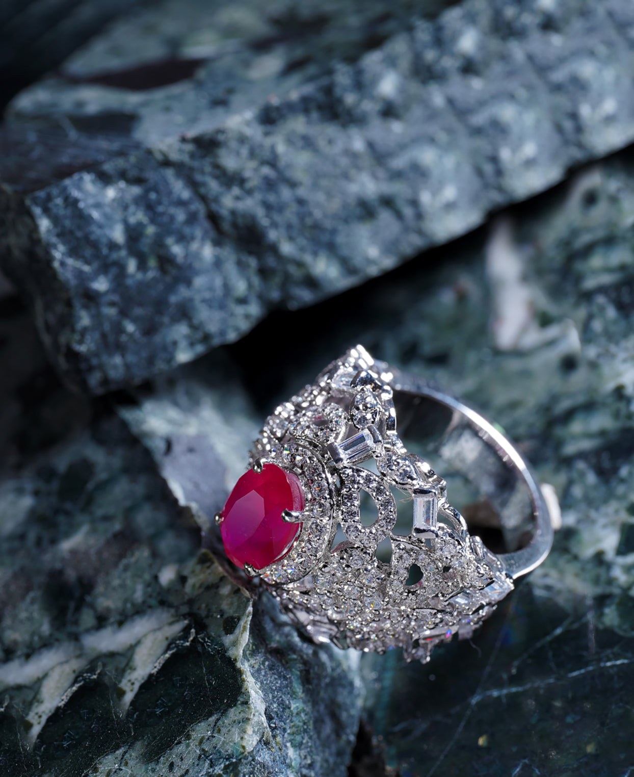 Ruby Solitiare Ring 4