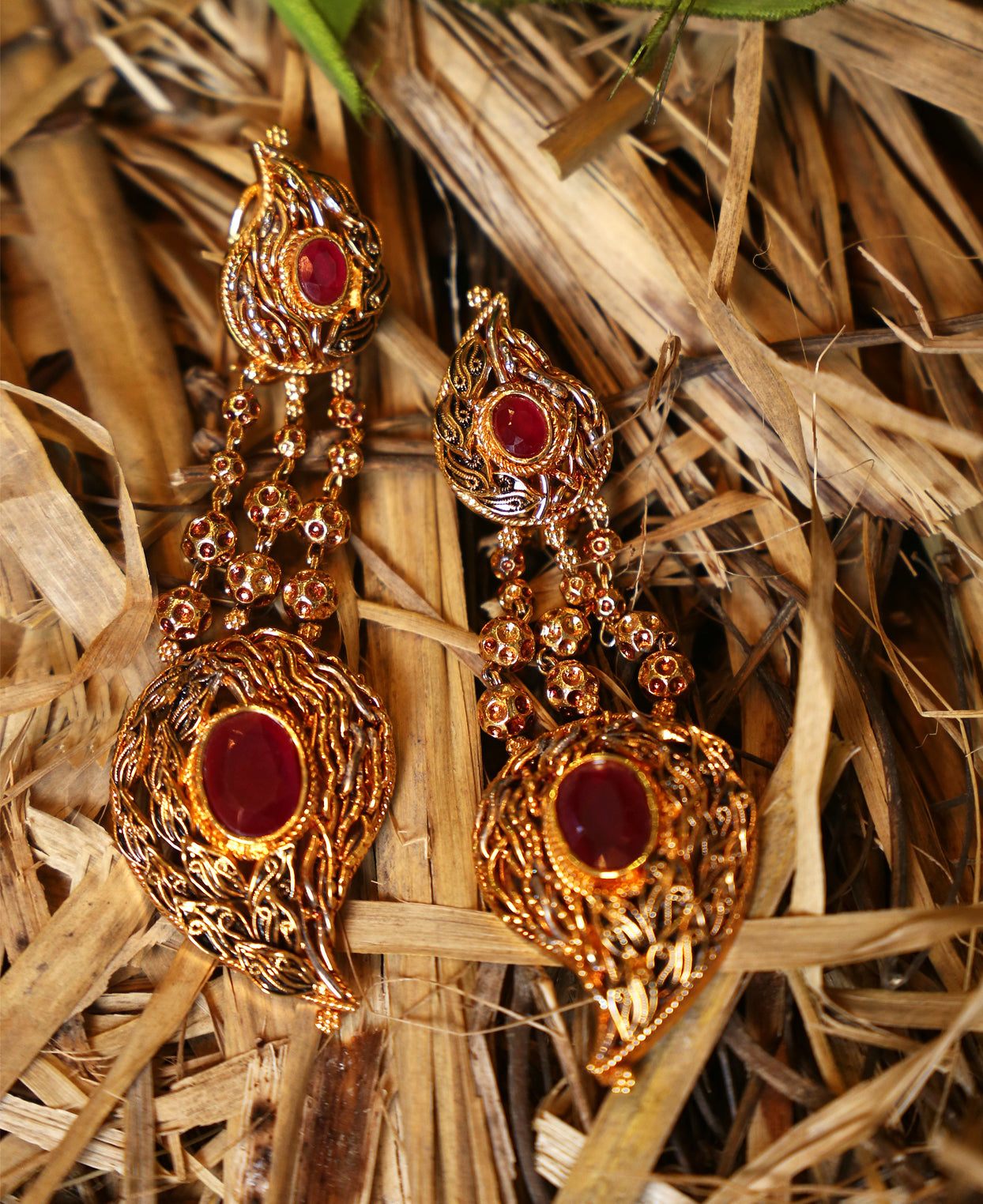 Paisley Chain Earrings