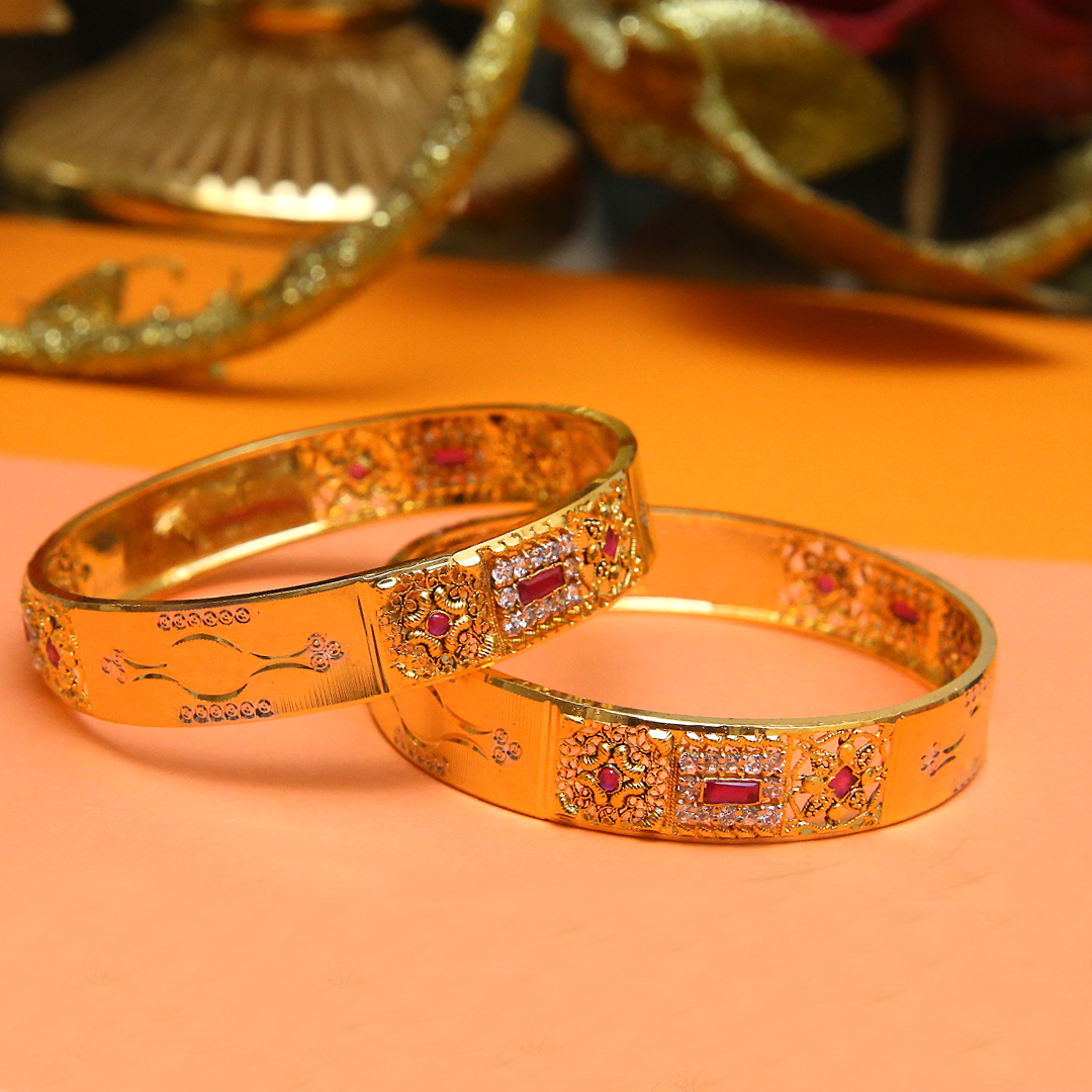 Ruby Laser Kara Pair