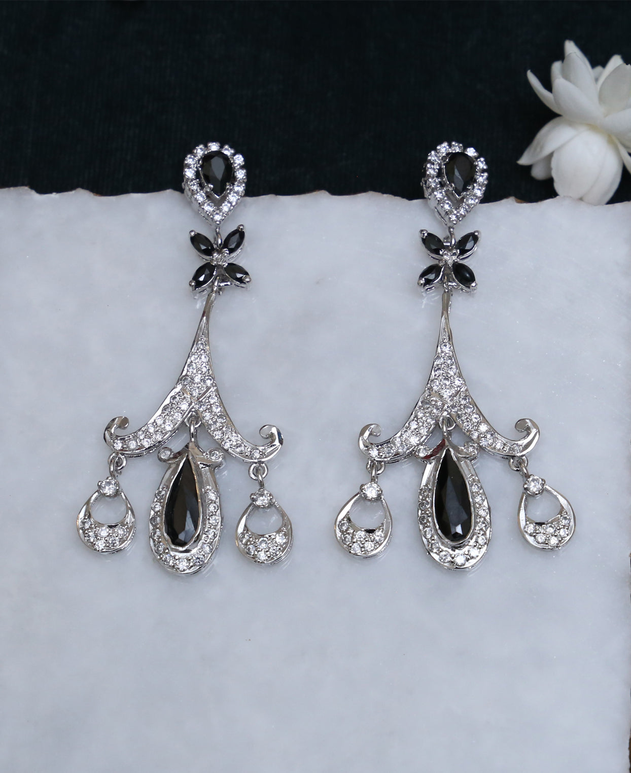 Black Zircon Mini Earring