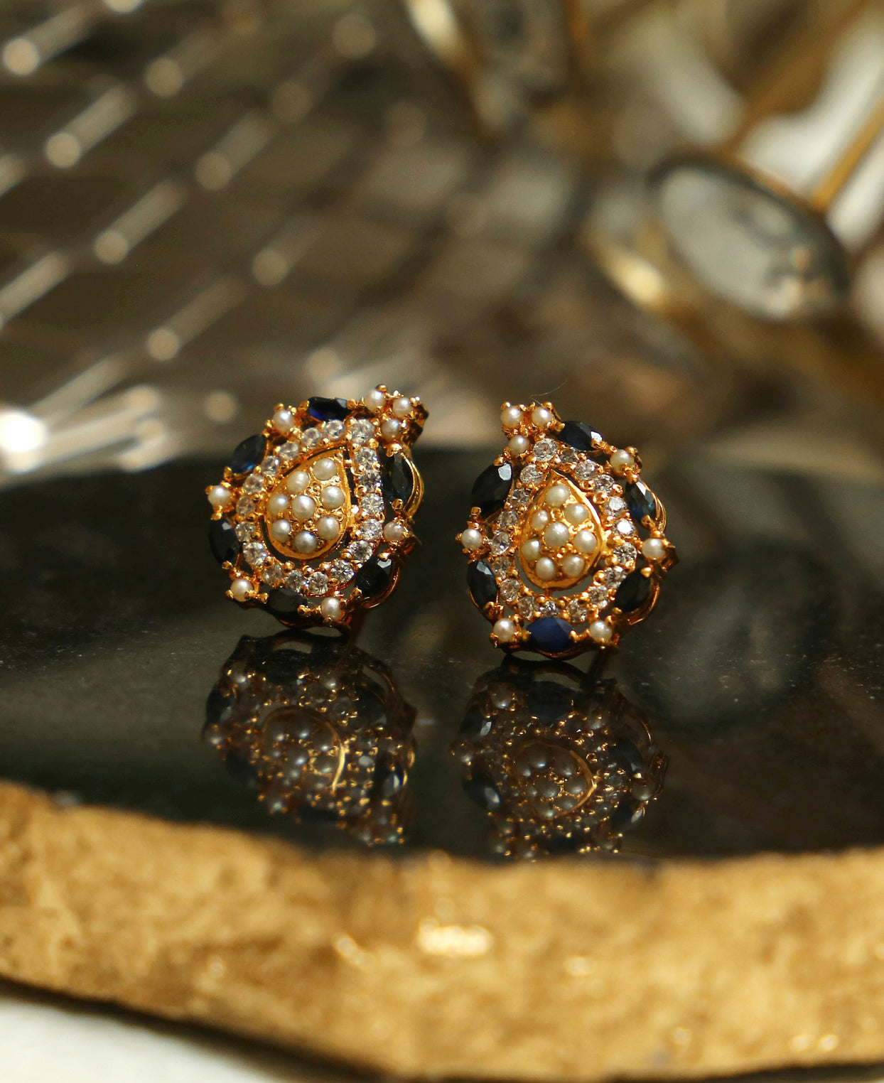 Sapphire and Pearl Tops