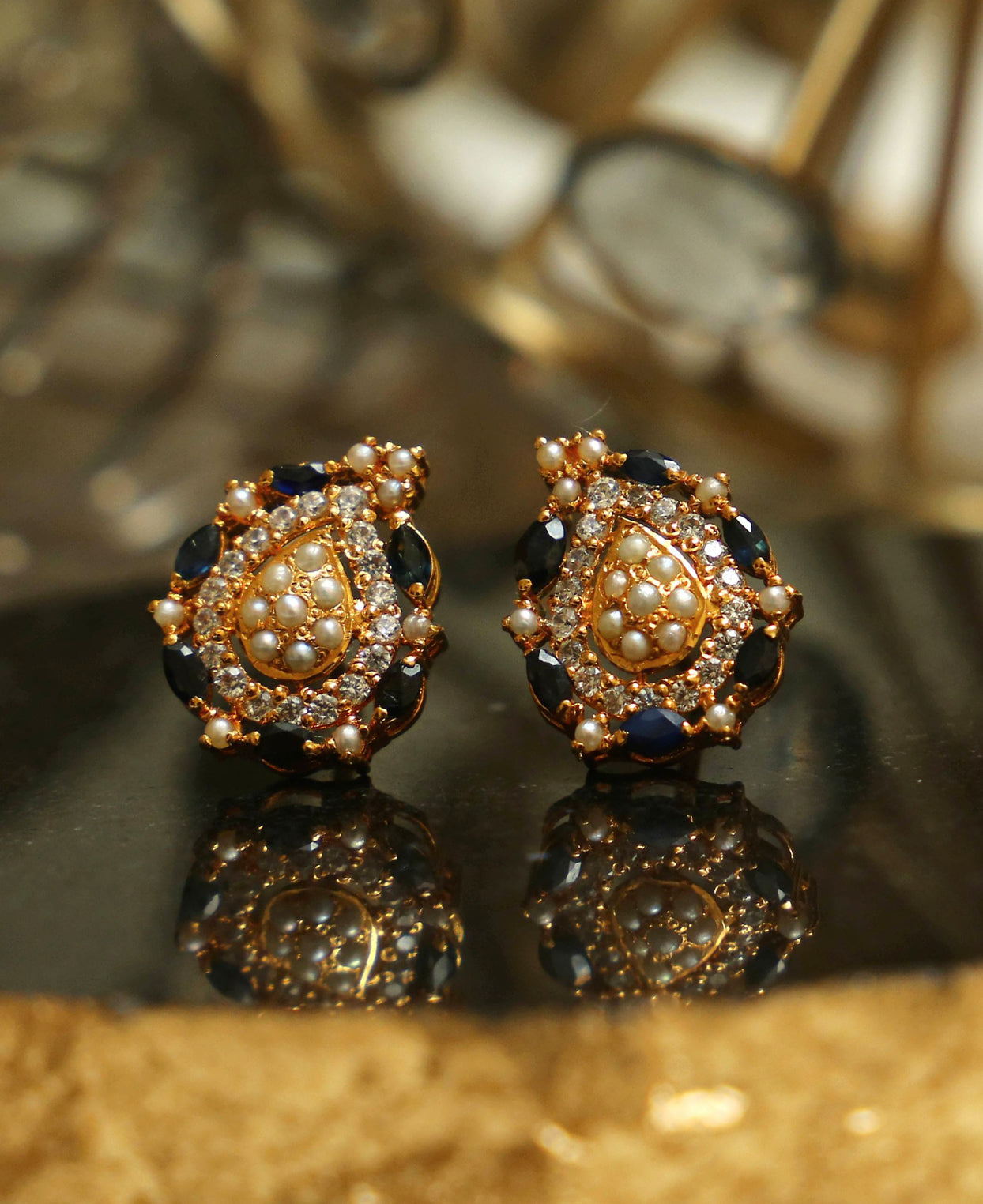 Sapphire and Pearl Tops