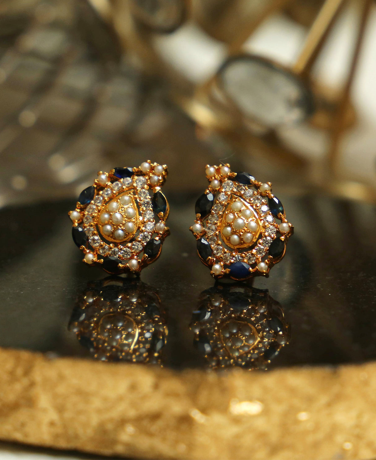 Sapphire and Pearl Tops
