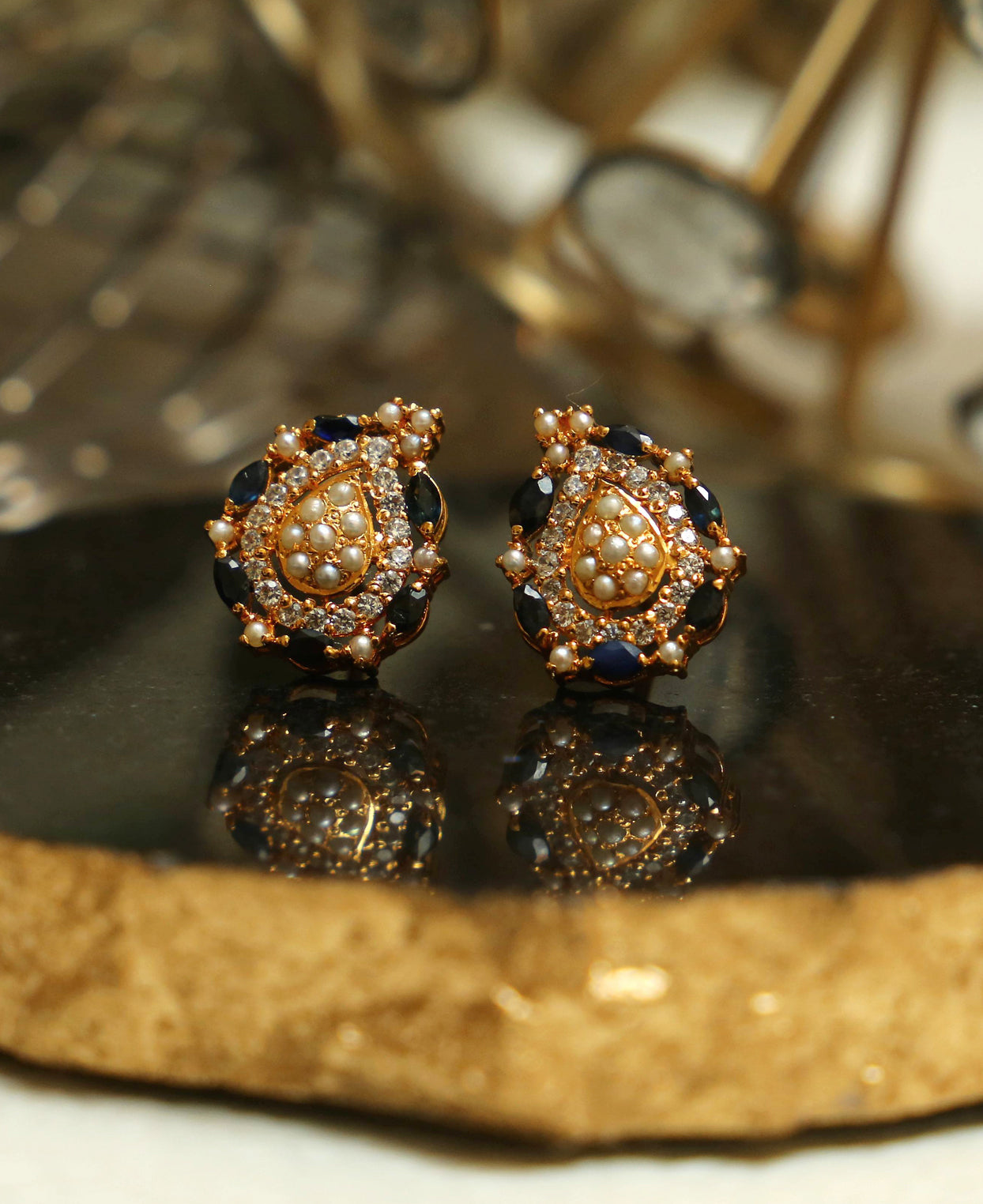 Sapphire and Pearl Tops