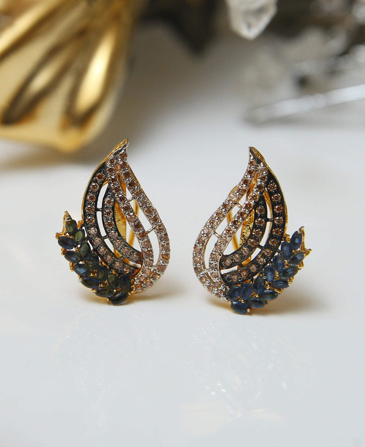 Blue Swan Studs