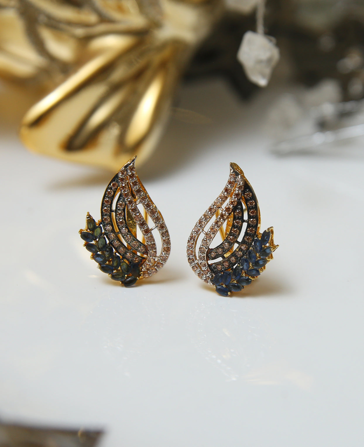 Blue Swan Studs