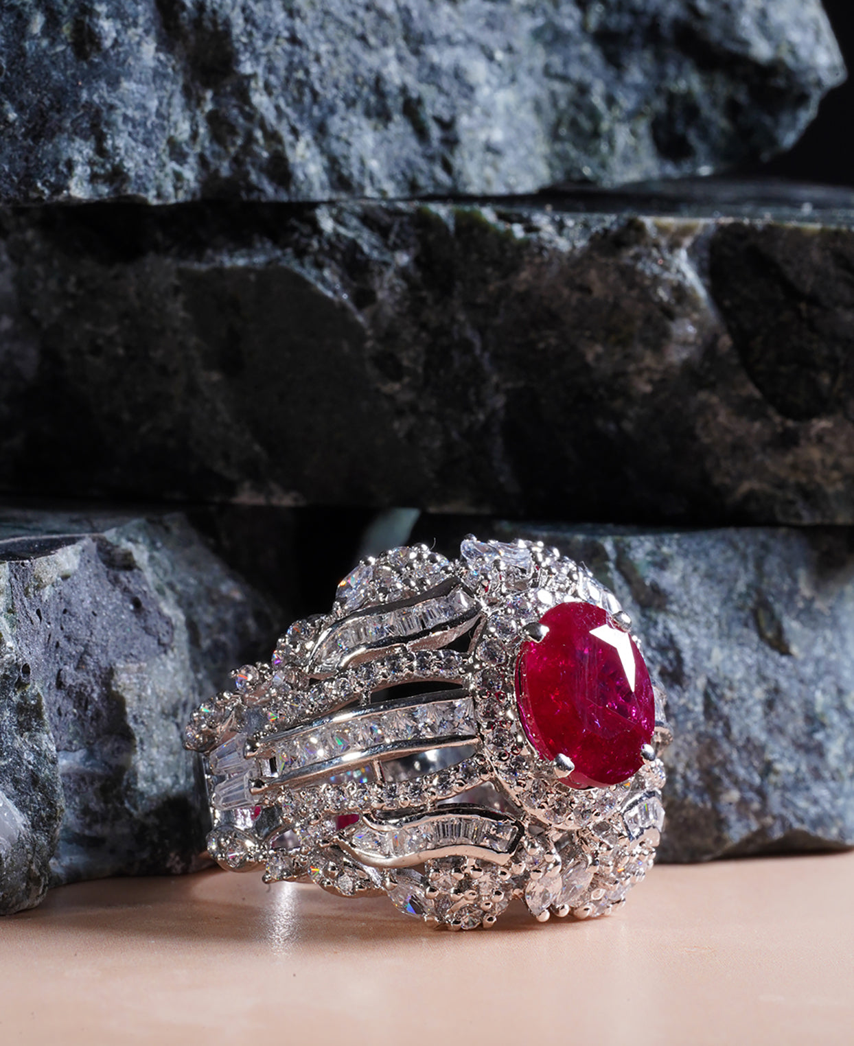 Ruby Solitiare Ring 3