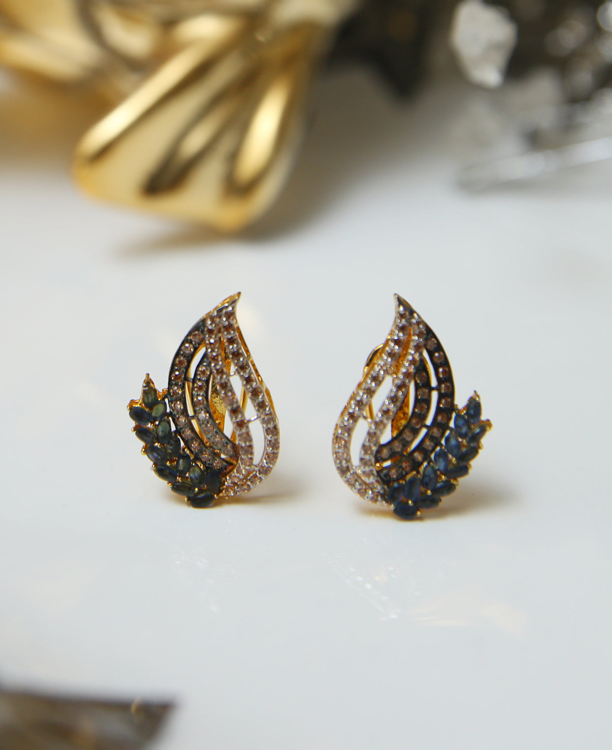Blue Swan Studs