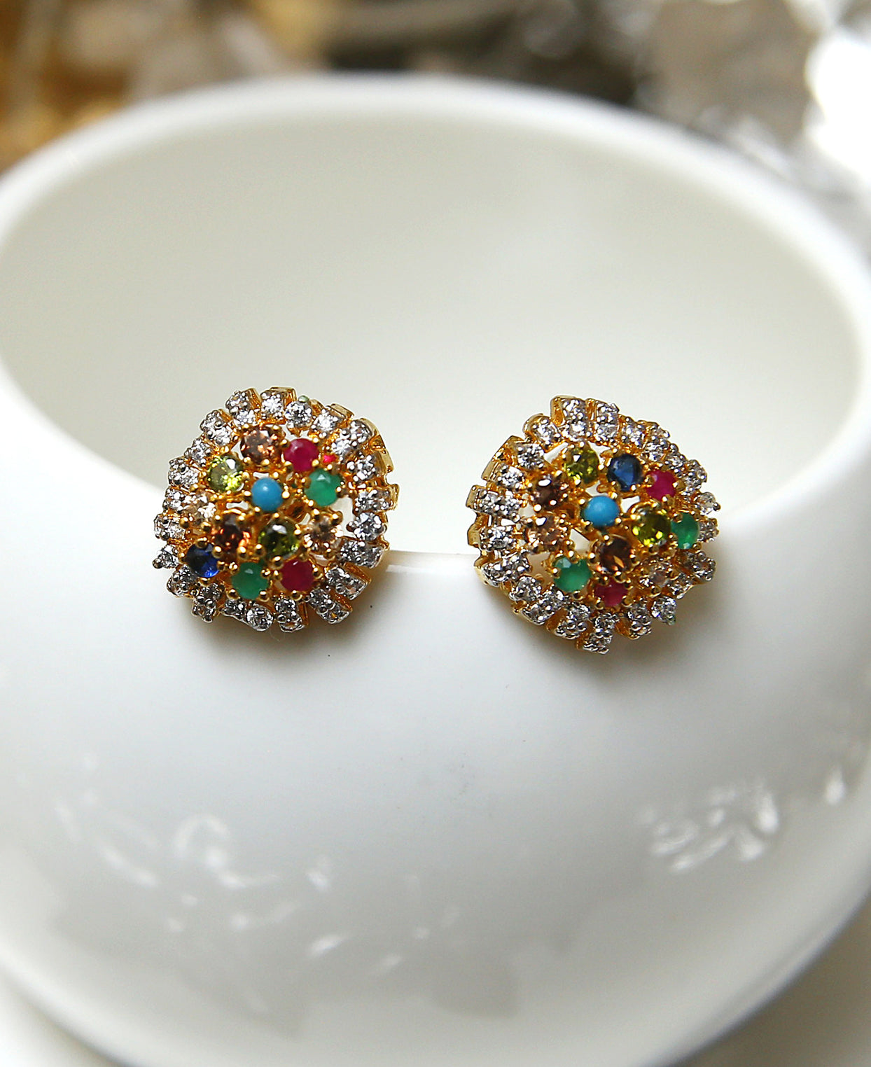 Multi Zircon Studs