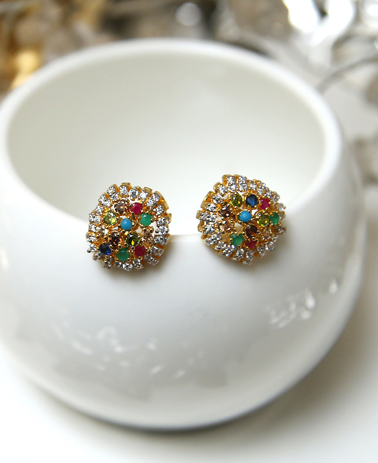 Multi Zircon Studs