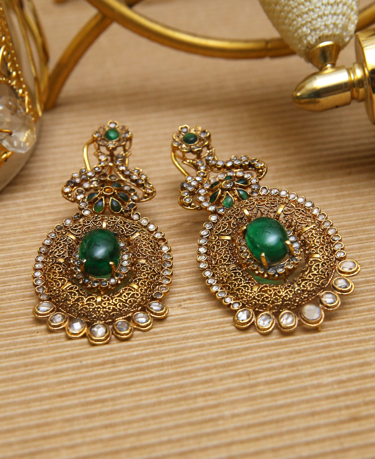 Katak Polki Earrings
